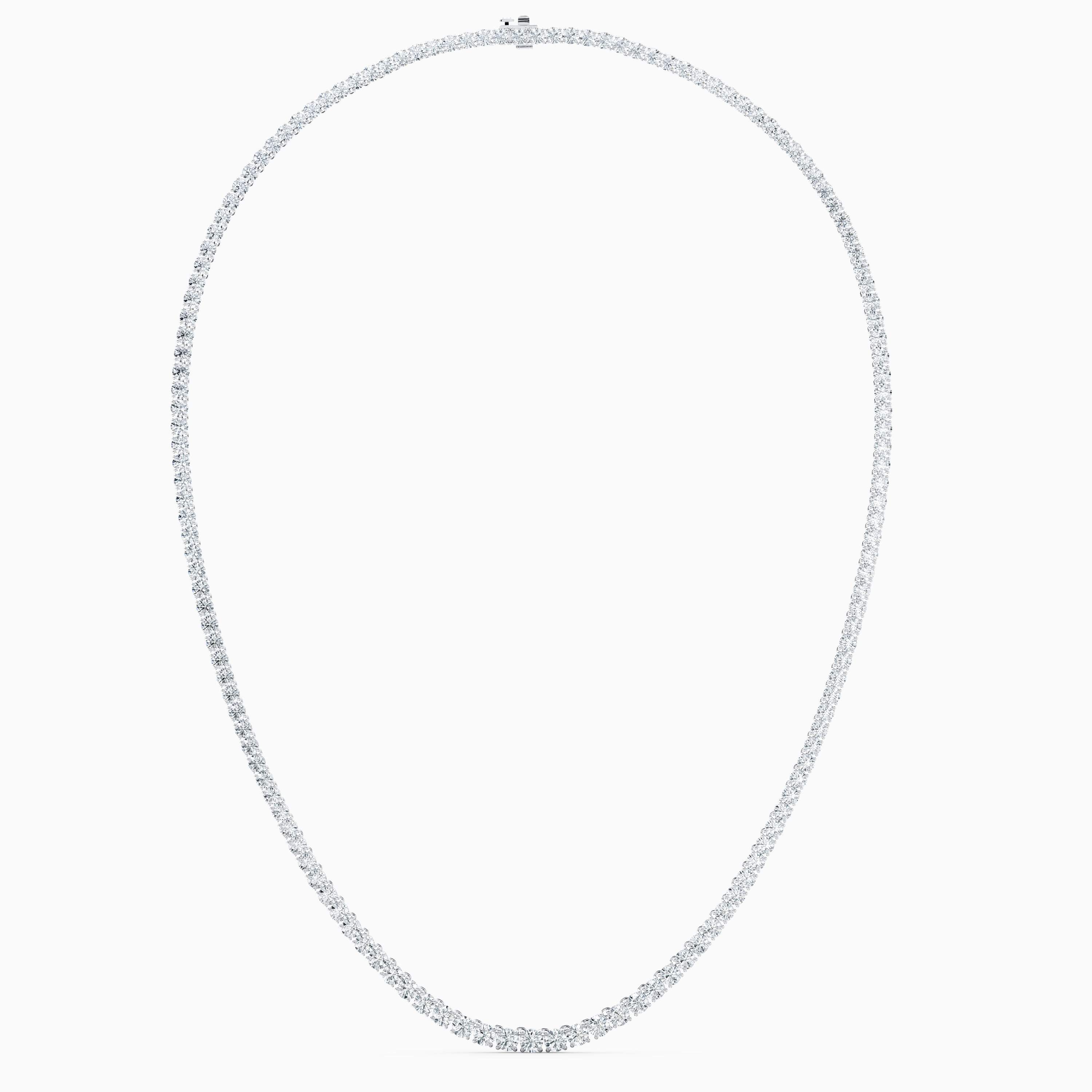 DB CLASSIC ETERNITY LINE 白金漸變圓形鑽石項鍊 DB CLASSIC ETERNITY LINE 白金漸變圓形鑽石項鍊, image 1