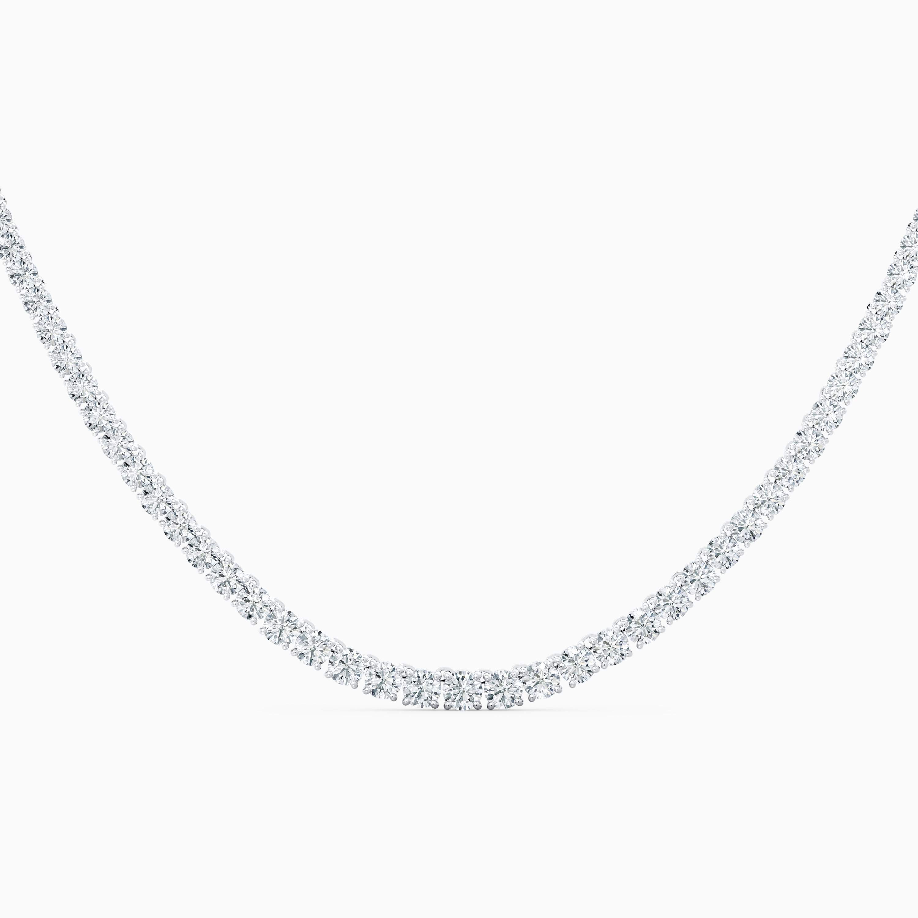 DB CLASSIC ETERNITY LINE 白金漸變圓形鑽石項鍊 DB CLASSIC ETERNITY LINE 白金漸變圓形鑽石項鍊, image 2