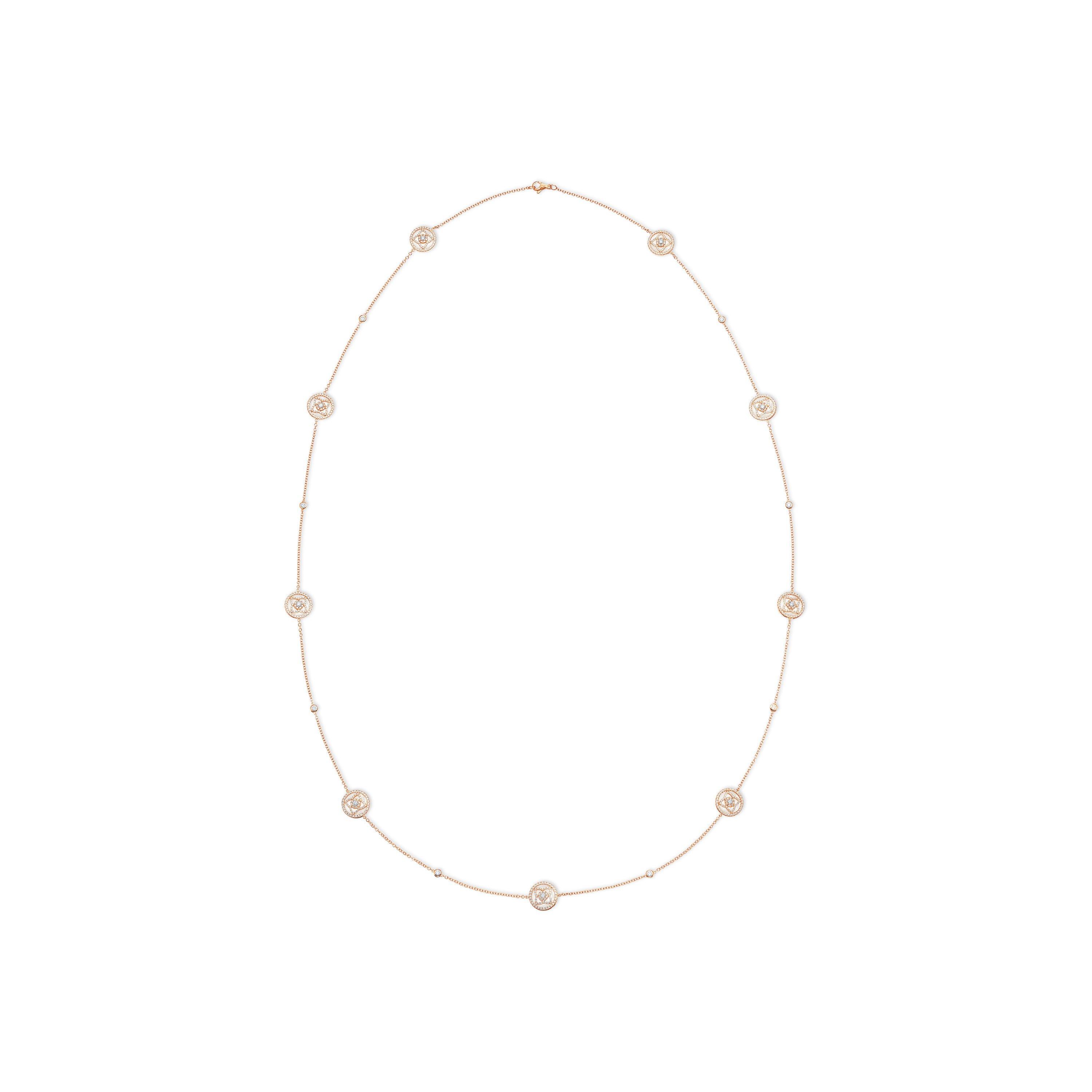 Enchanted Lotus 珍珠母貝玫瑰金鉆石項鏈, image 3