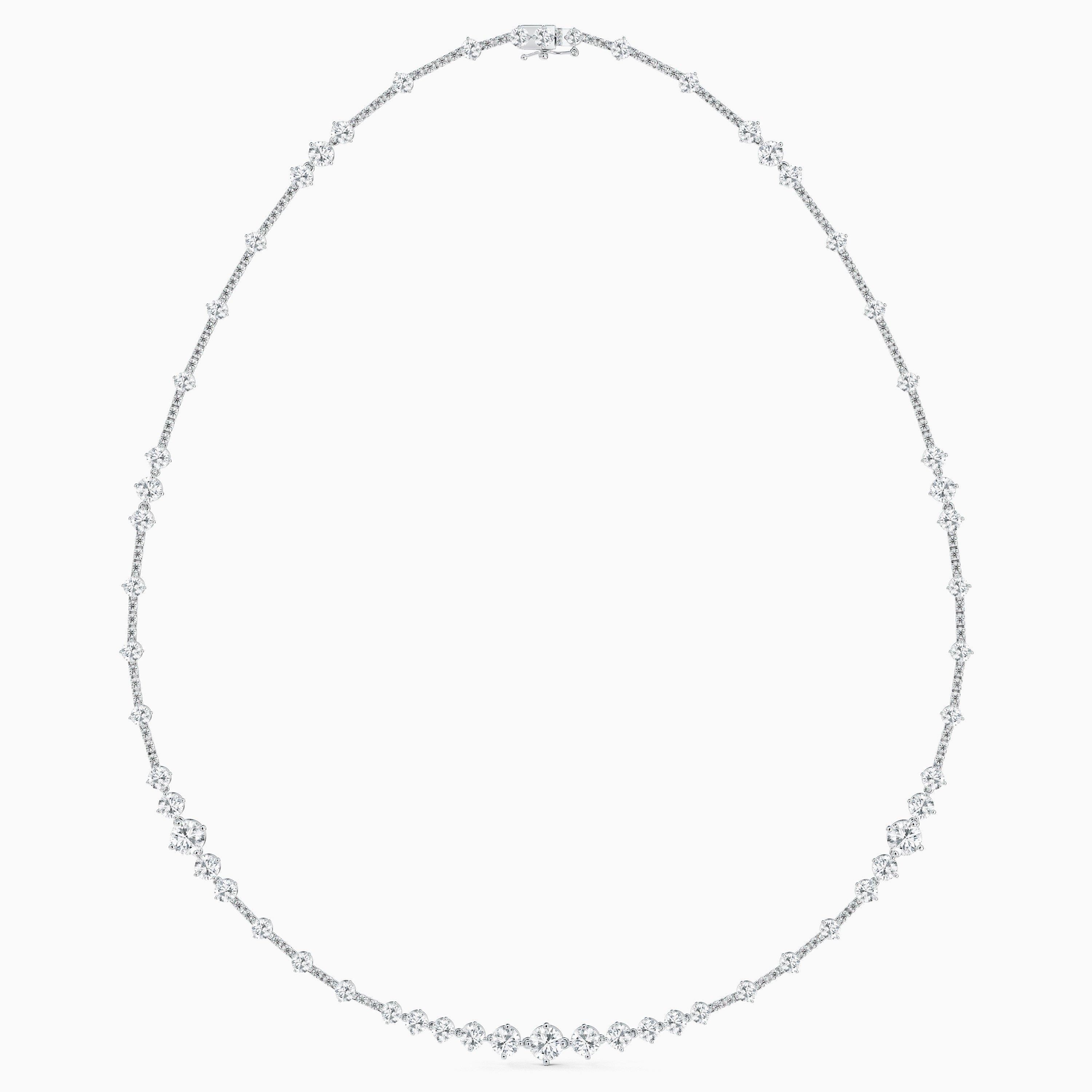 Collier Arpeggia Un Rang en Or Blanc, image 5