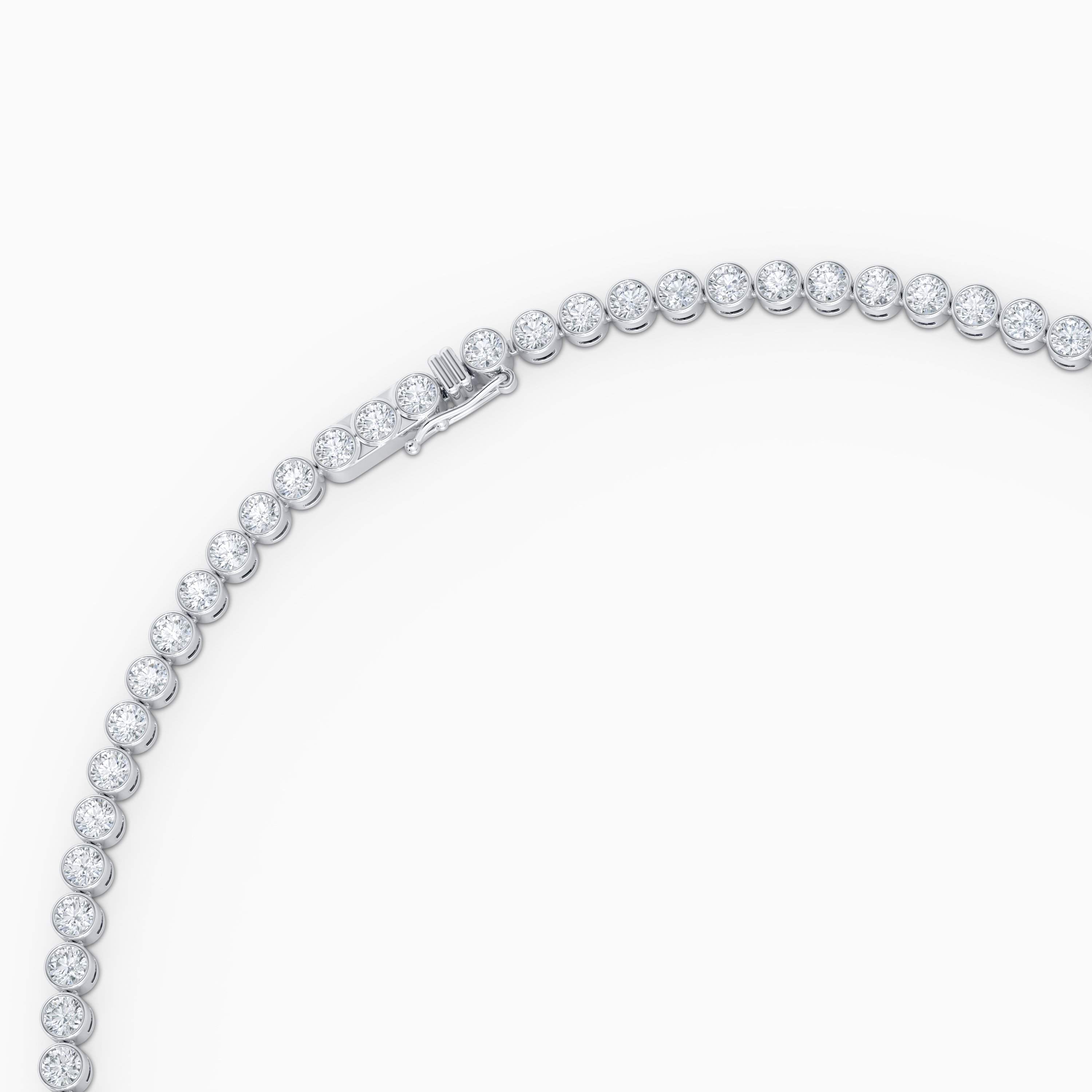 DB CLASSIC ETERNITY LINE 白金圆形明亮式切割钻石项链 DB CLASSIC ETERNITY LINE 白金圆形明亮式切割钻石项链, image 3
