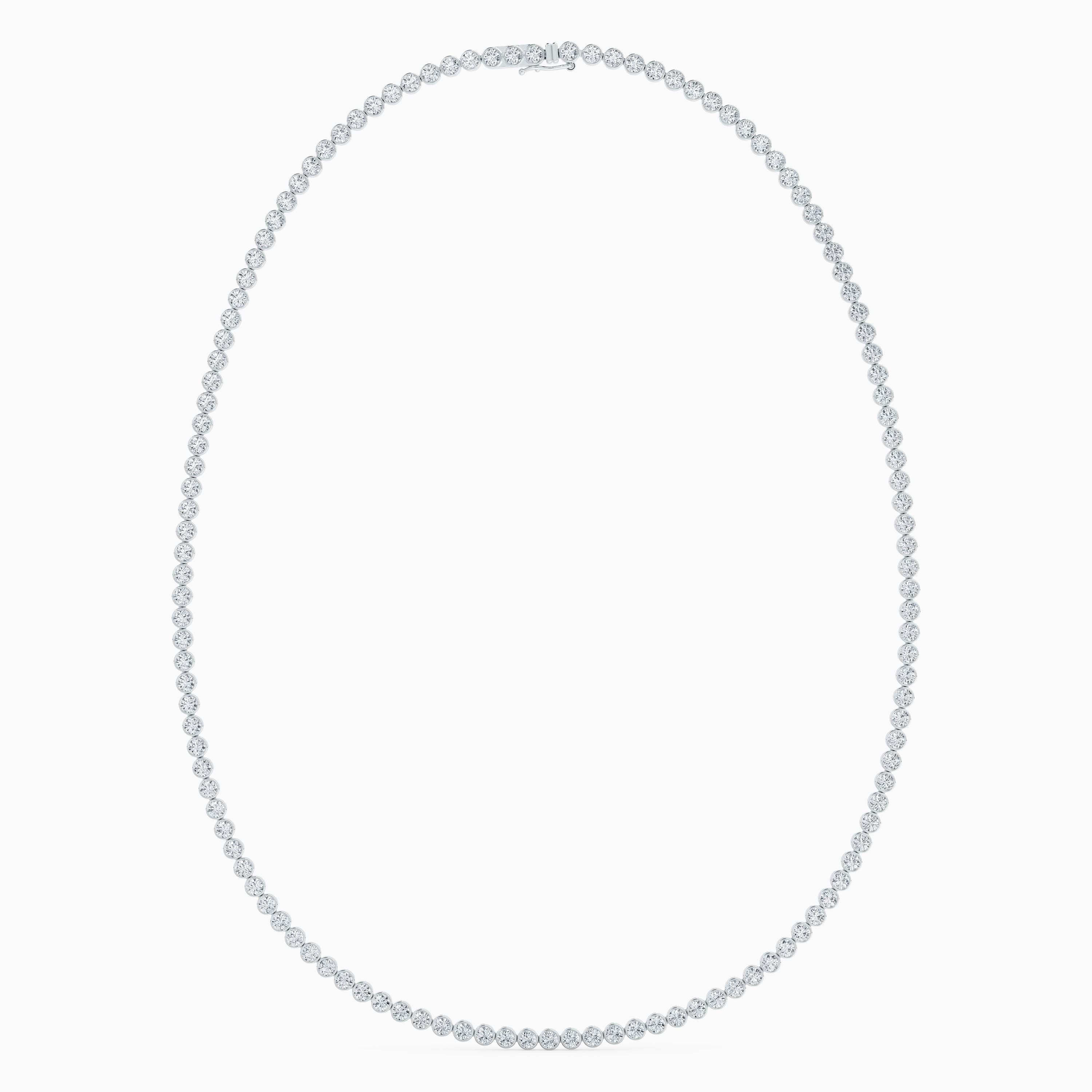 DB CLASSIC ETERNITY LINE 白金圆形明亮式切割钻石项链 DB CLASSIC ETERNITY LINE 白金圆形明亮式切割钻石项链, image 4