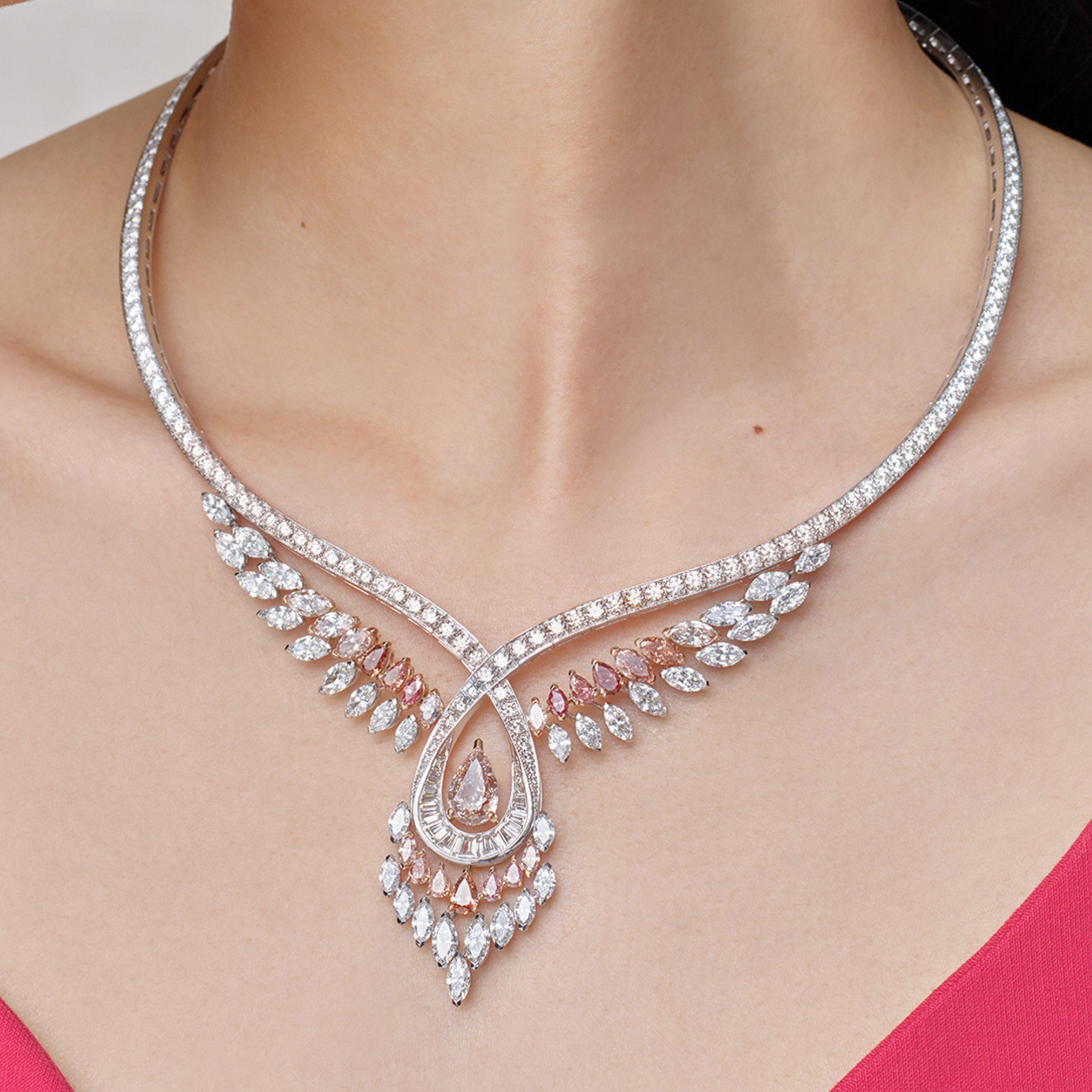 Portraits of Nature by De Beers 系列 Greater Flamingo 項鏈