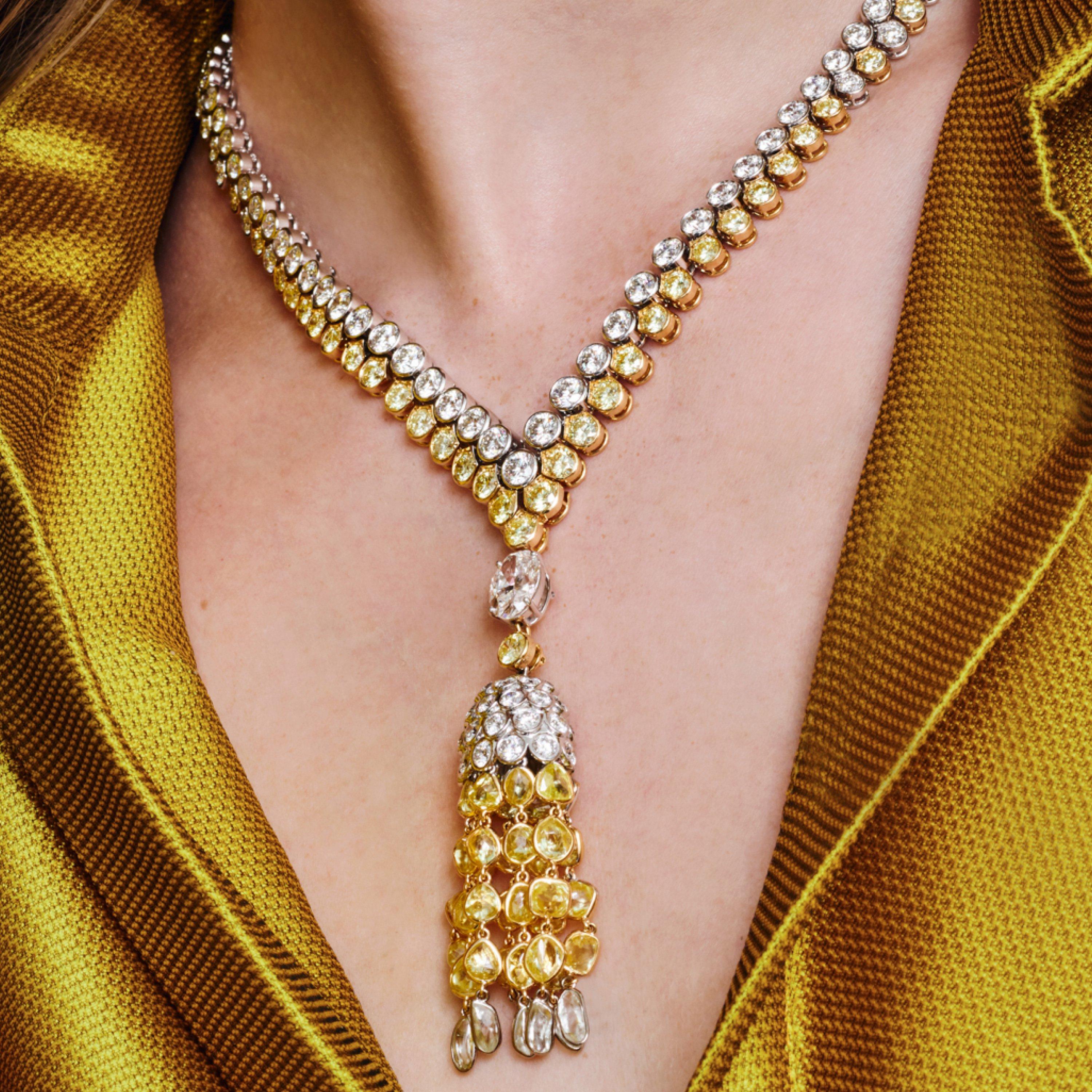 Portraits of Nature by De Beers, Electric Cichlid necklace