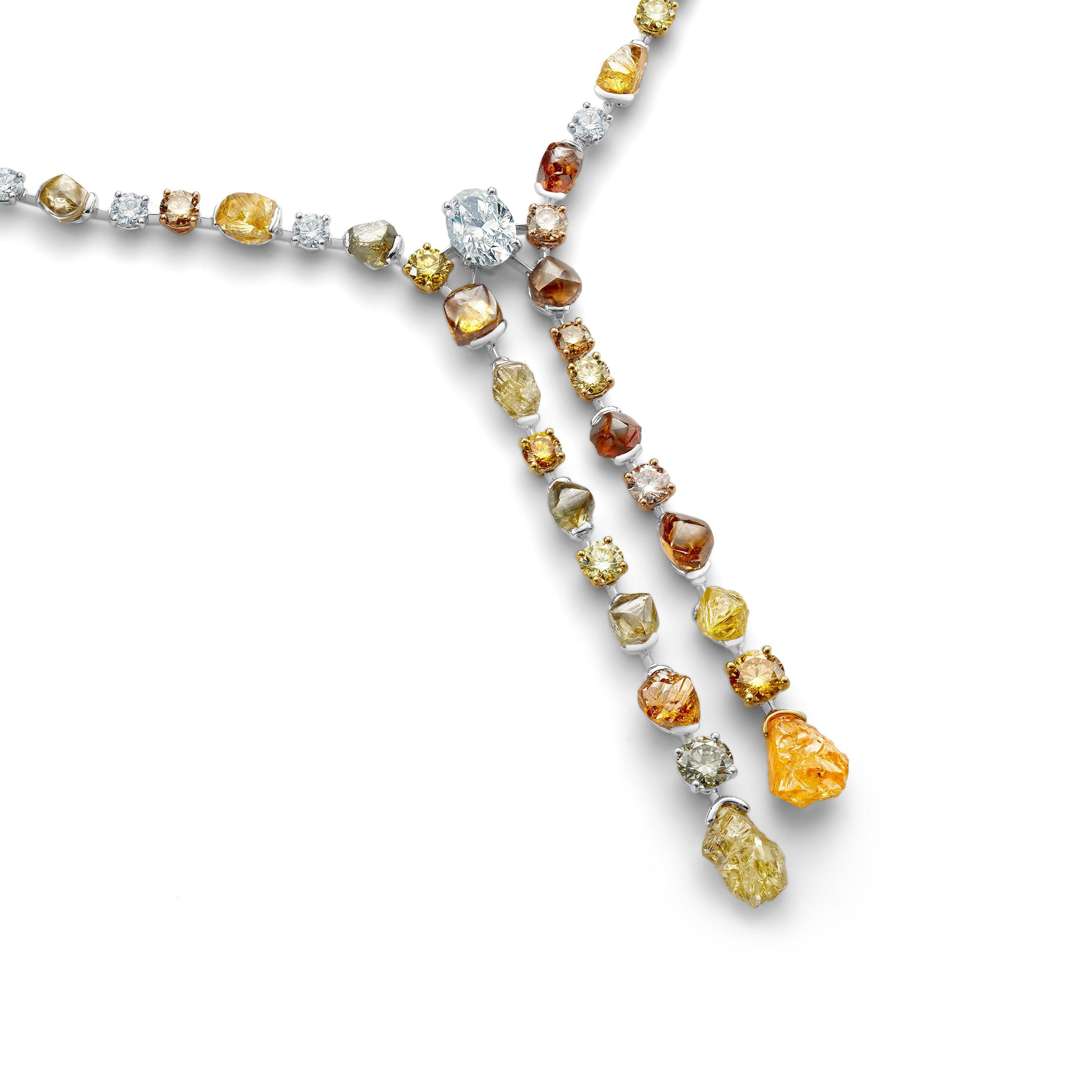 Collier Talisman en or blanc, image 1