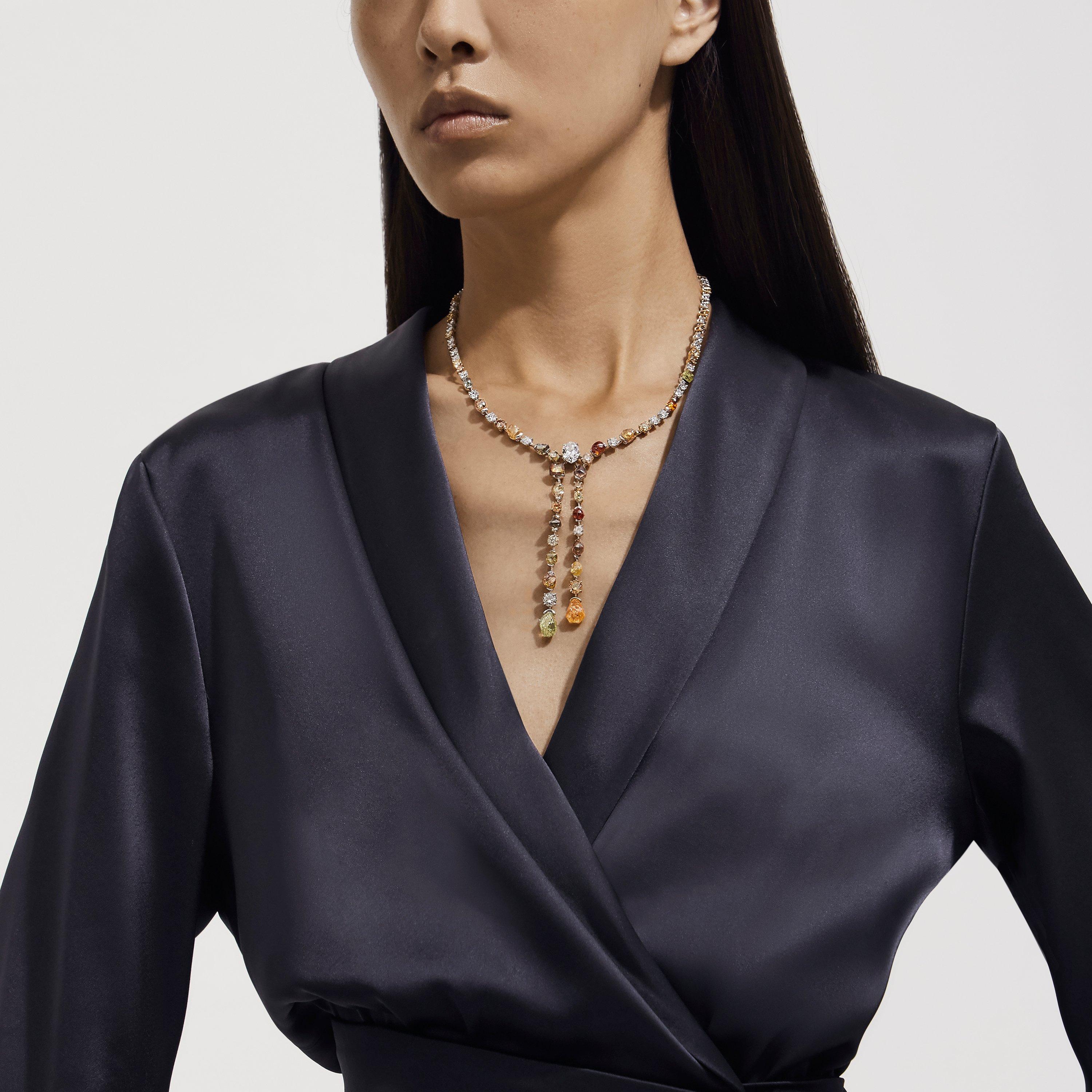 Collier Talisman en or blanc, image 2