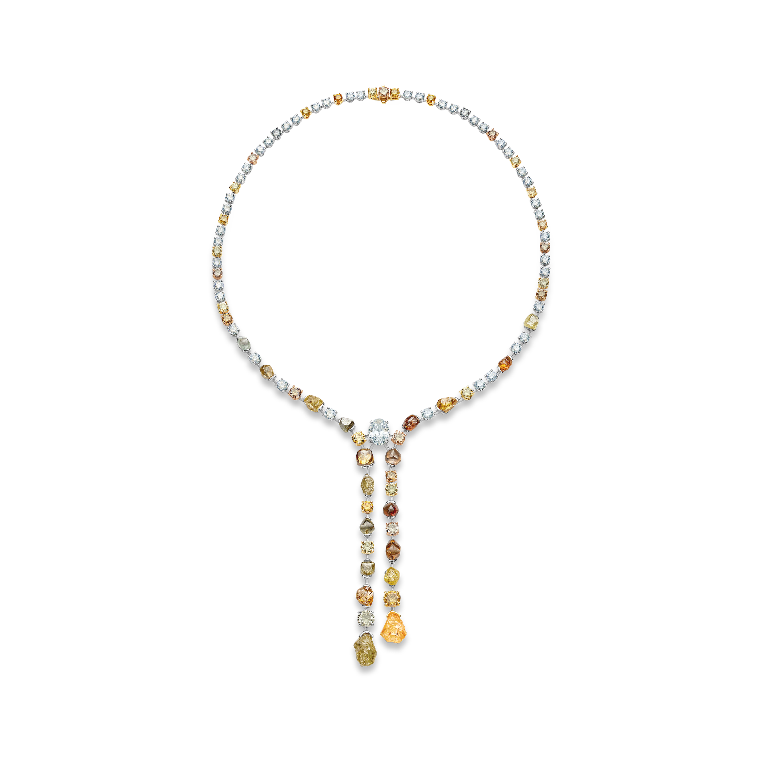 Talisman line necklace in white gold Talisman line necklace in white gold, image 1