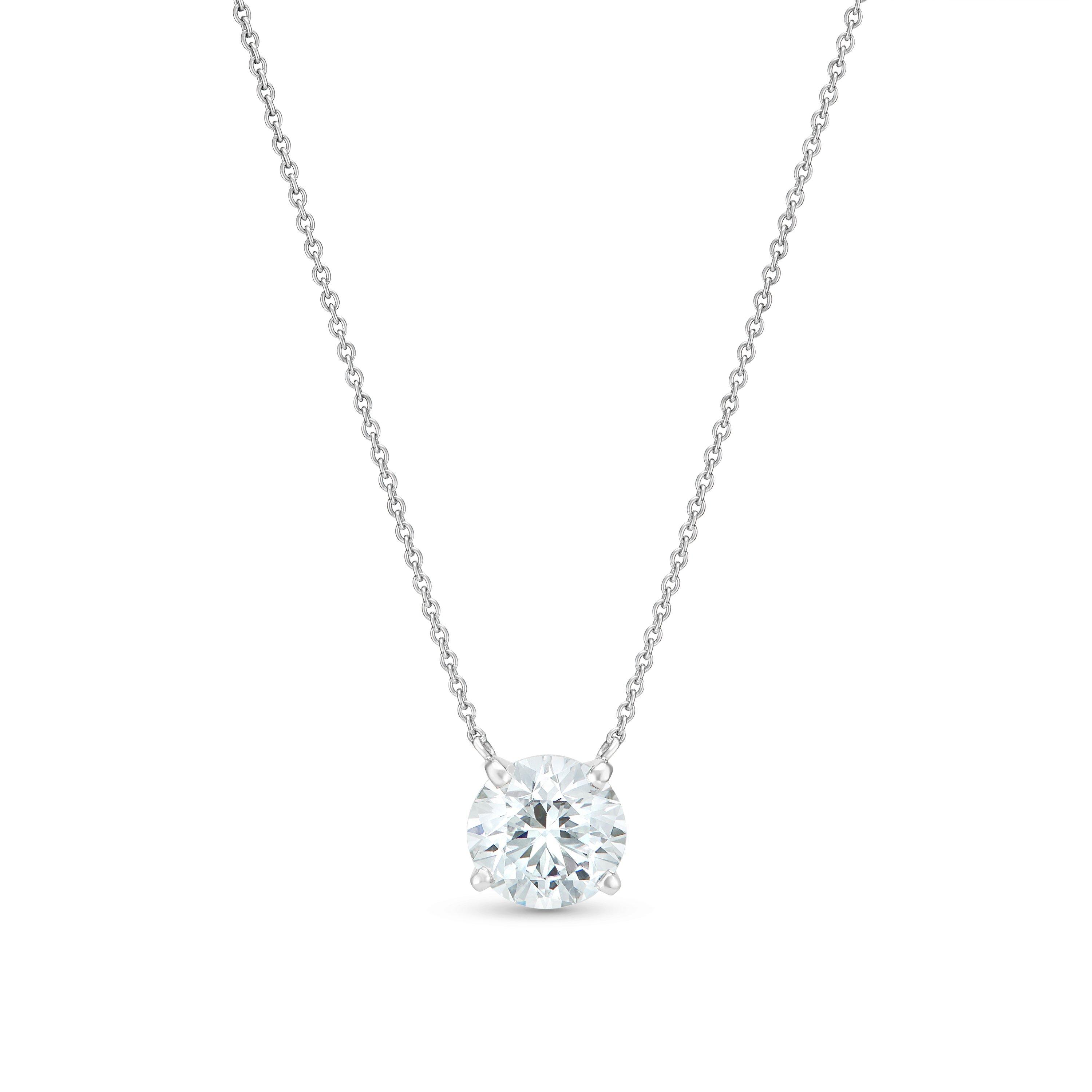 DB Classic round brilliant diamond pendant
