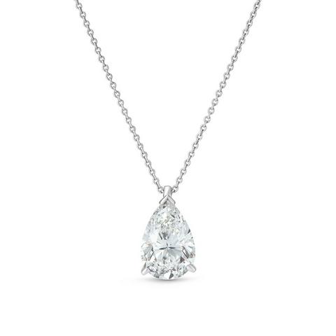DB Classic pear-shaped diamond pendant