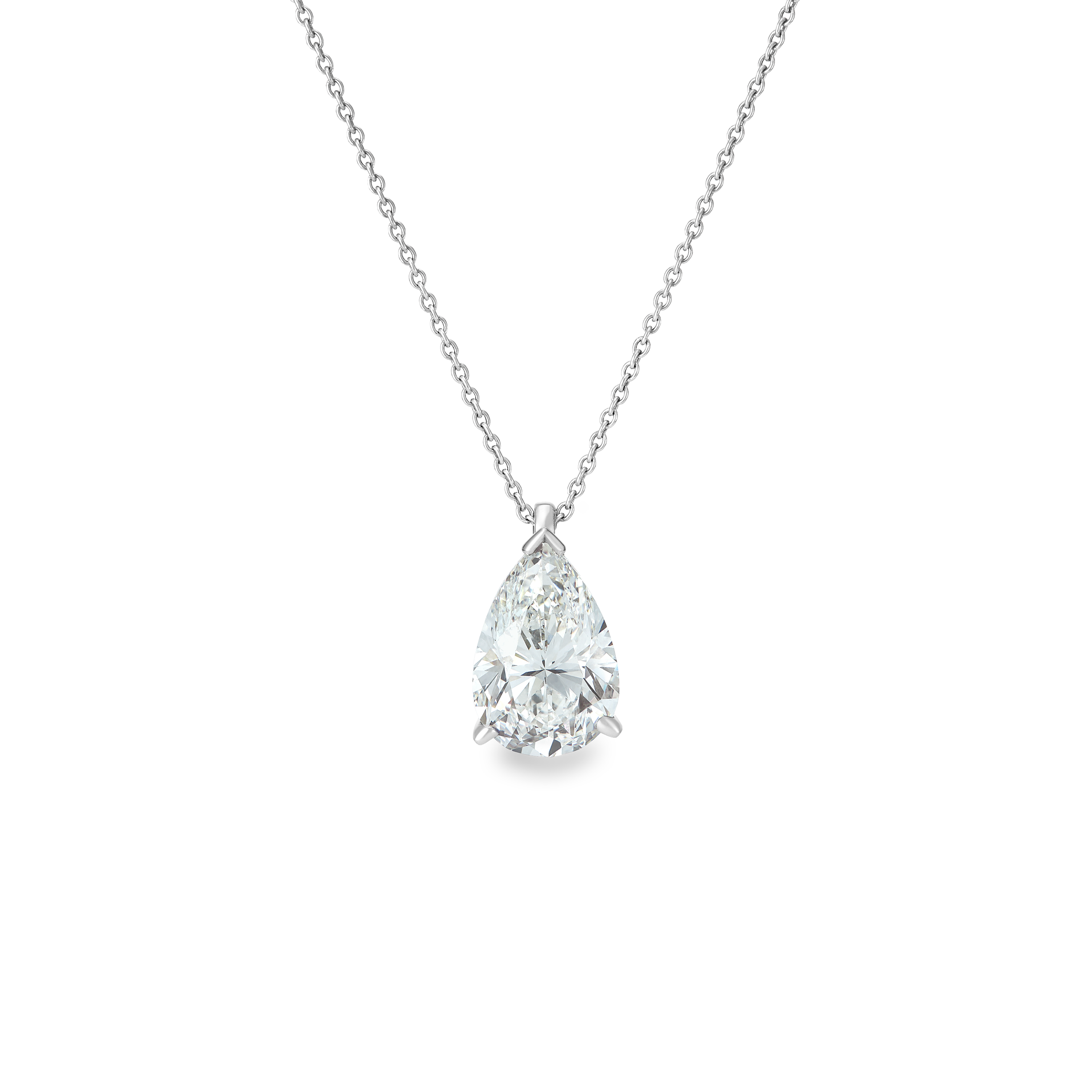 DB Classic pear-shaped diamond pendant DB Classic pear-shaped diamond pendant, image 1