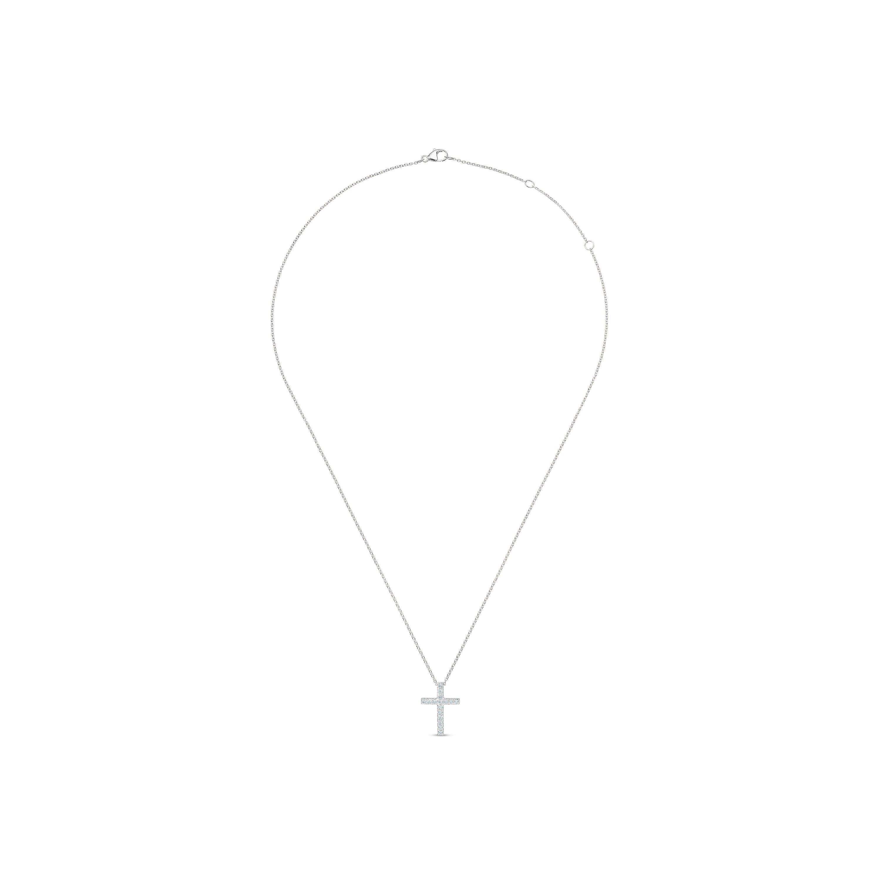 DB Classic 十字形白金鉆石項鏈, image 3