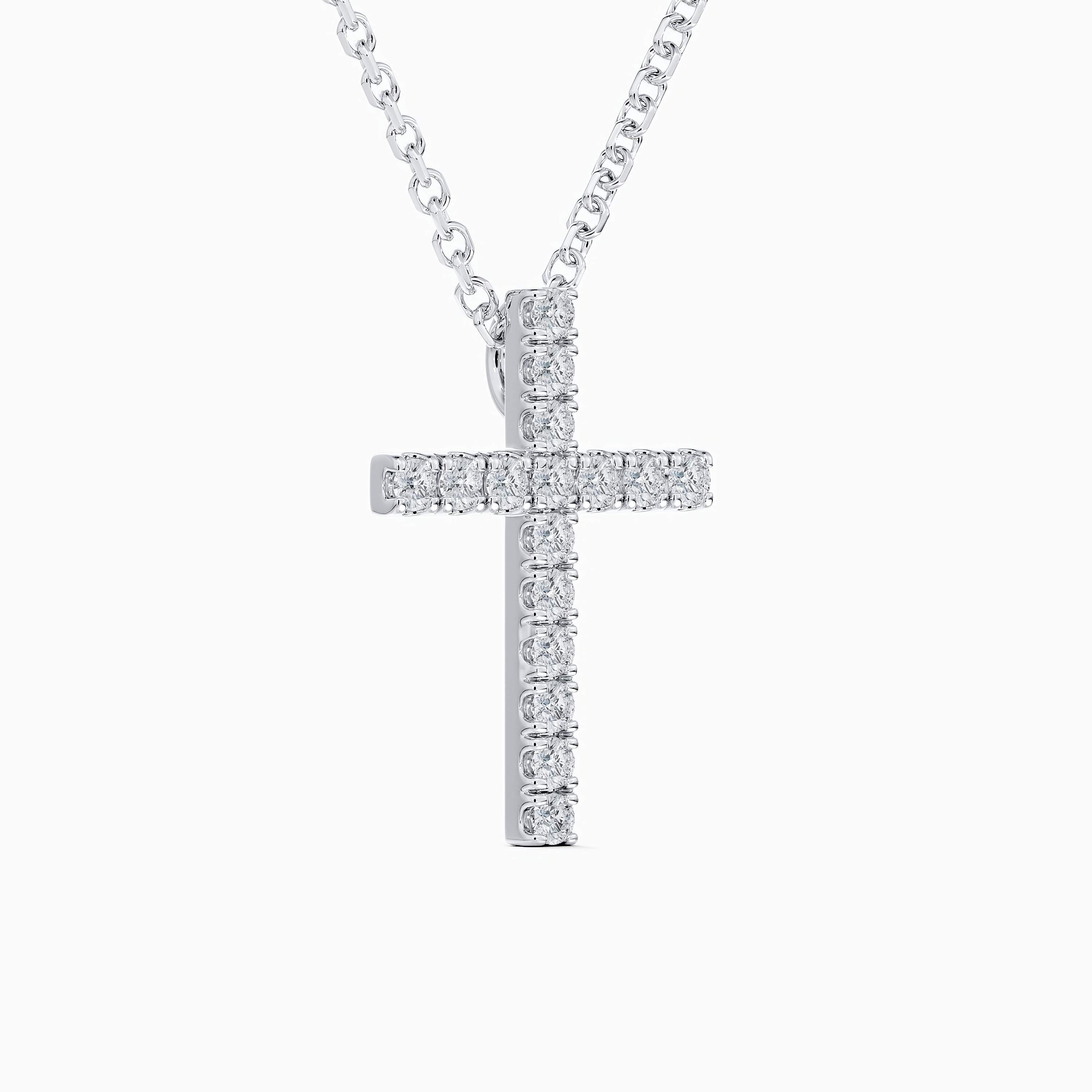 DB Classic cross pendant in white gold DB Classic cross pendant in white gold, image 4