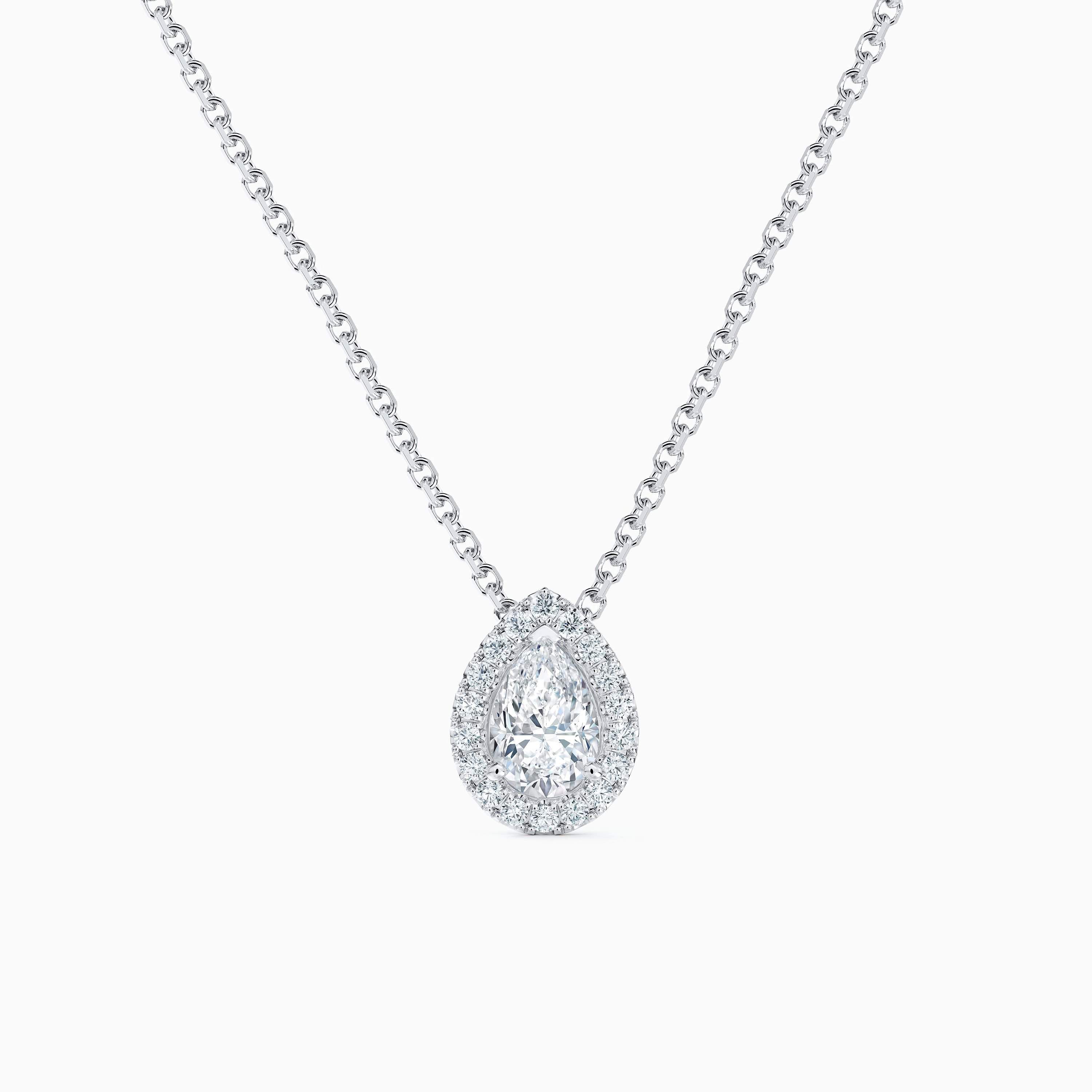Aura pear-shaped diamond pendant Aura pear-shaped diamond pendant, image 1