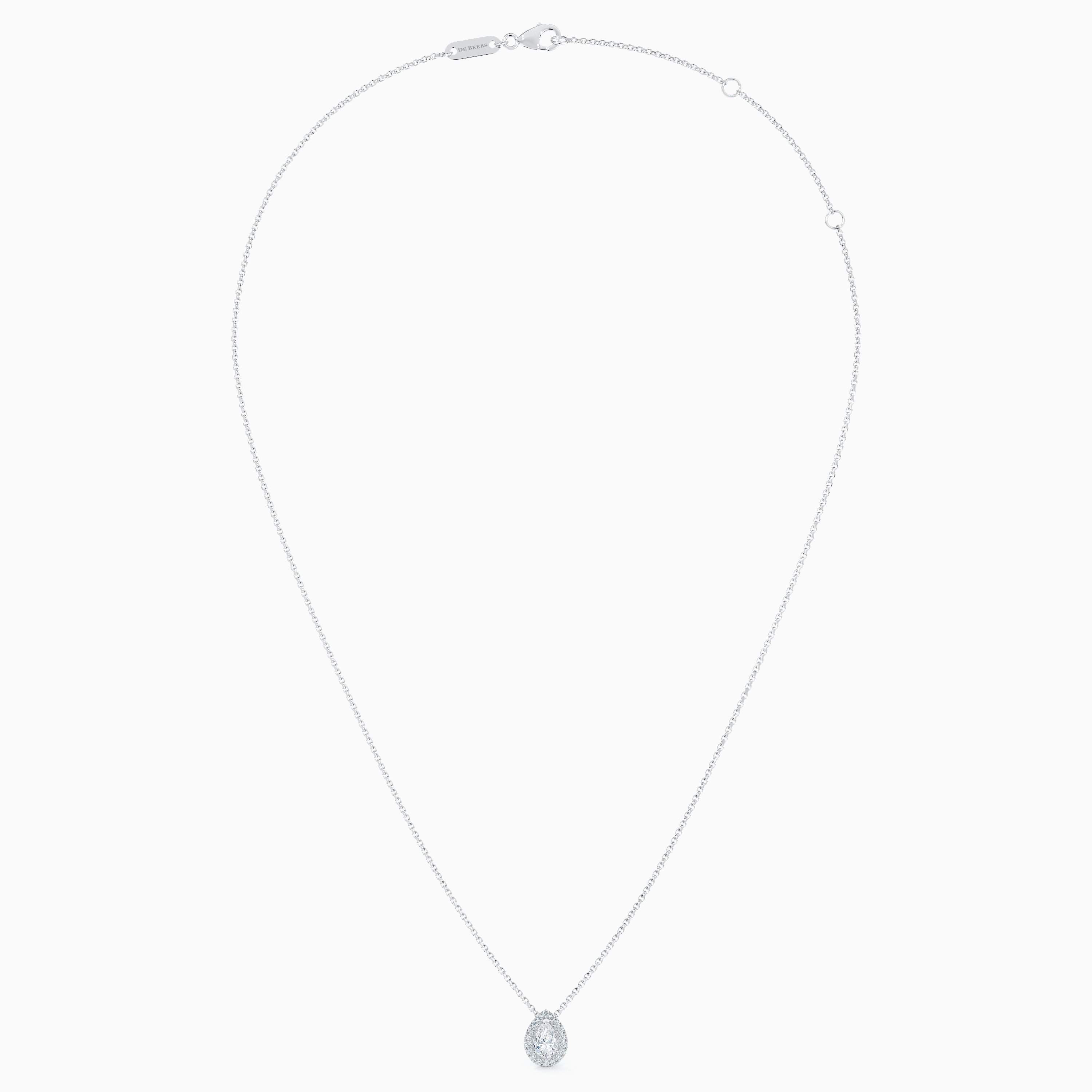 Aura pear-shaped diamond pendant Aura pear-shaped diamond pendant, image 4