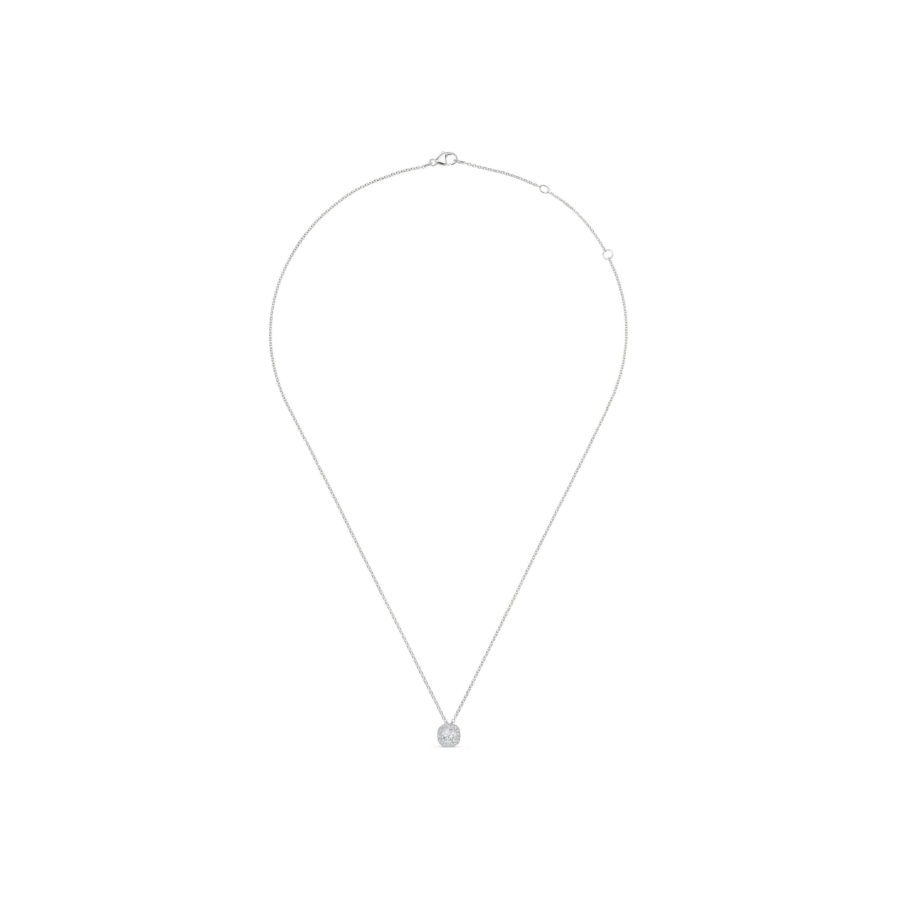 Aura 枕形切割鉆石項鏈, image 3