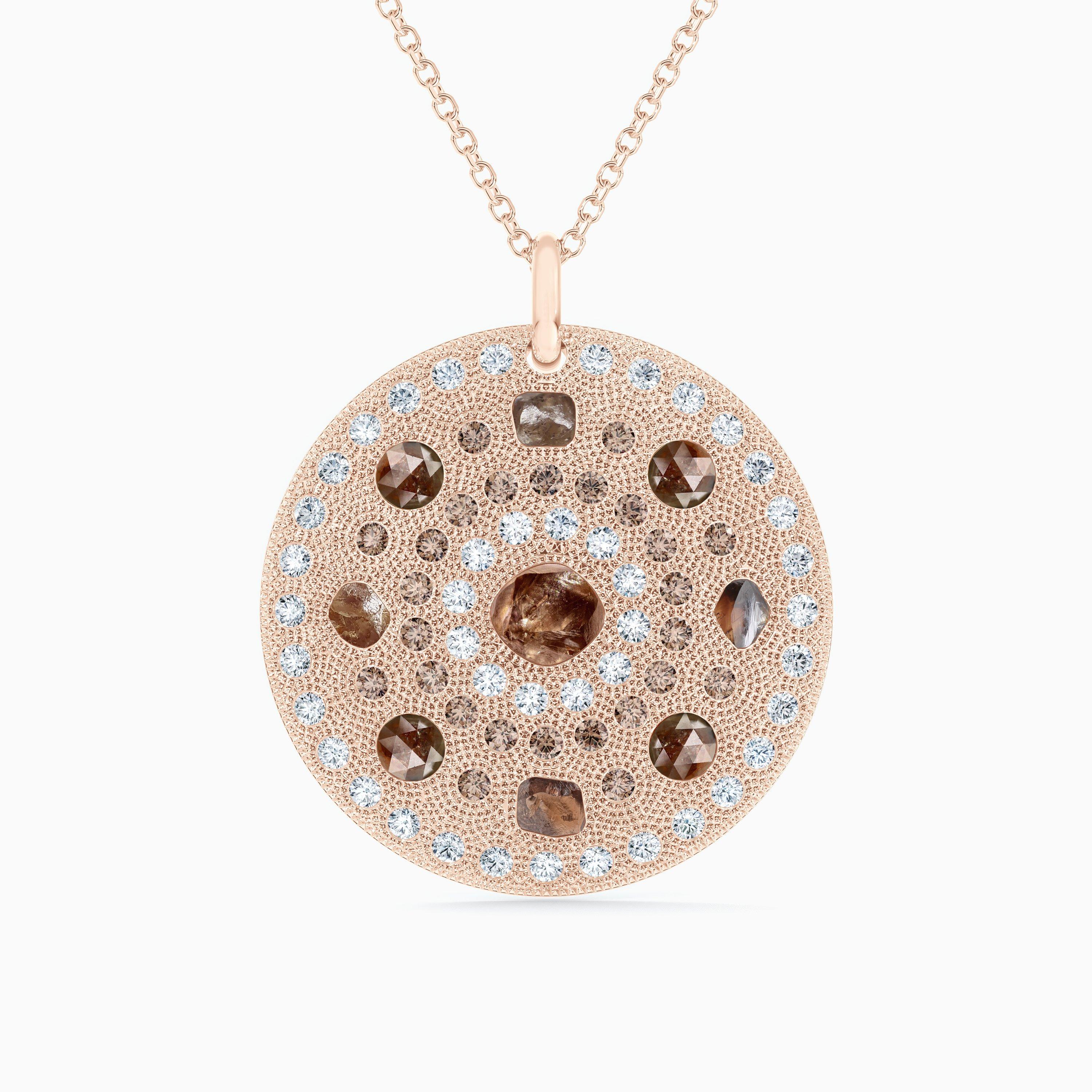 Talisman Medal in Rose Gold, image 1