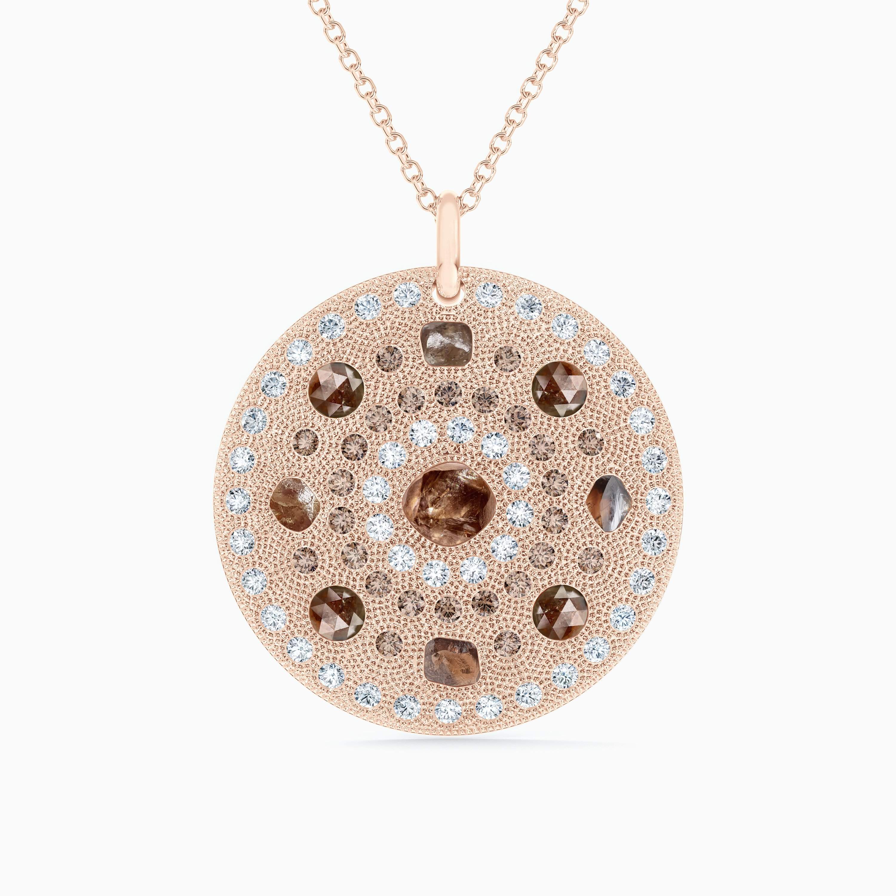 Talisman 玫瑰金圓牌項鍊 (30mm) Talisman 玫瑰金圓牌項鍊 (30mm), image 1