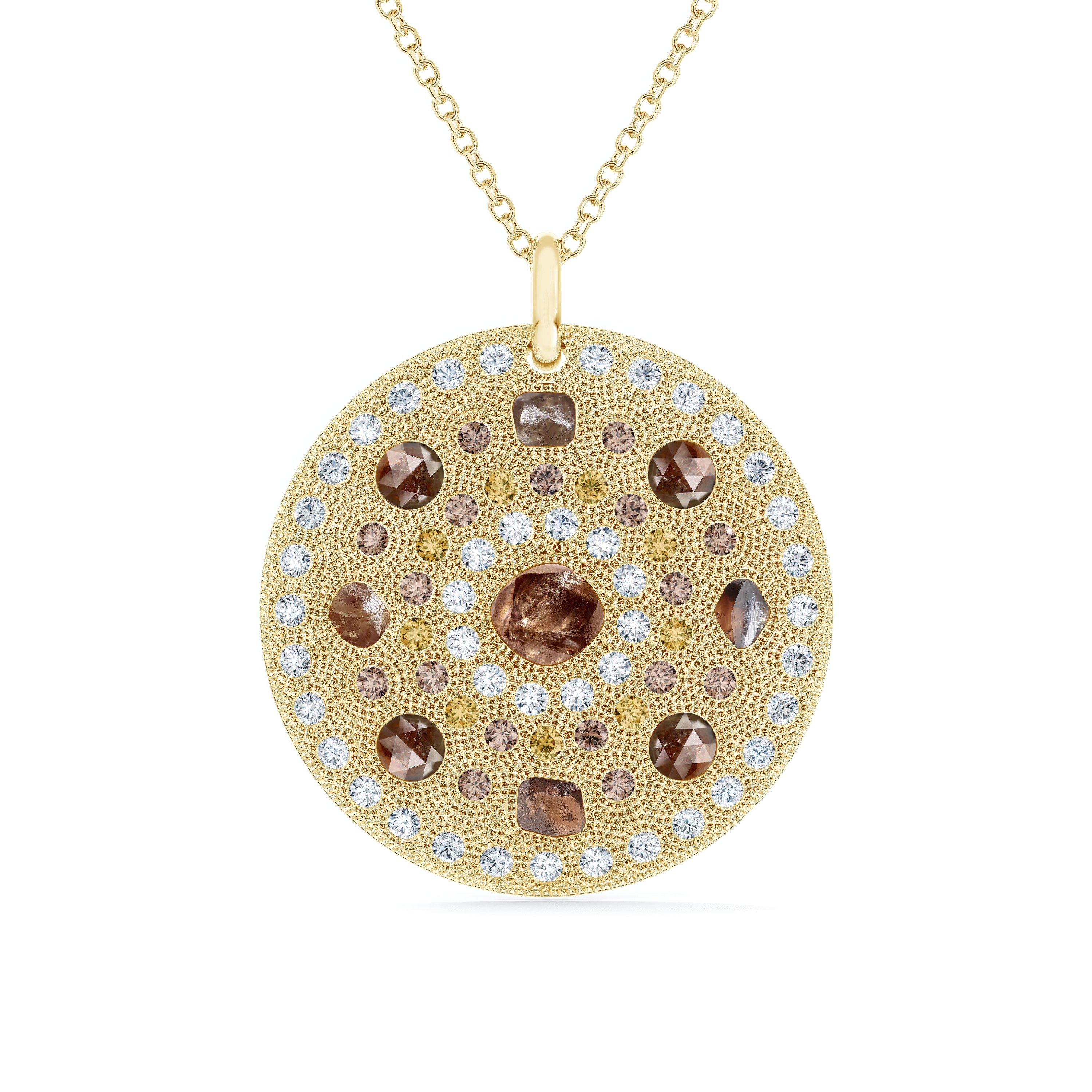 Talisman Medal in Yellow Gold