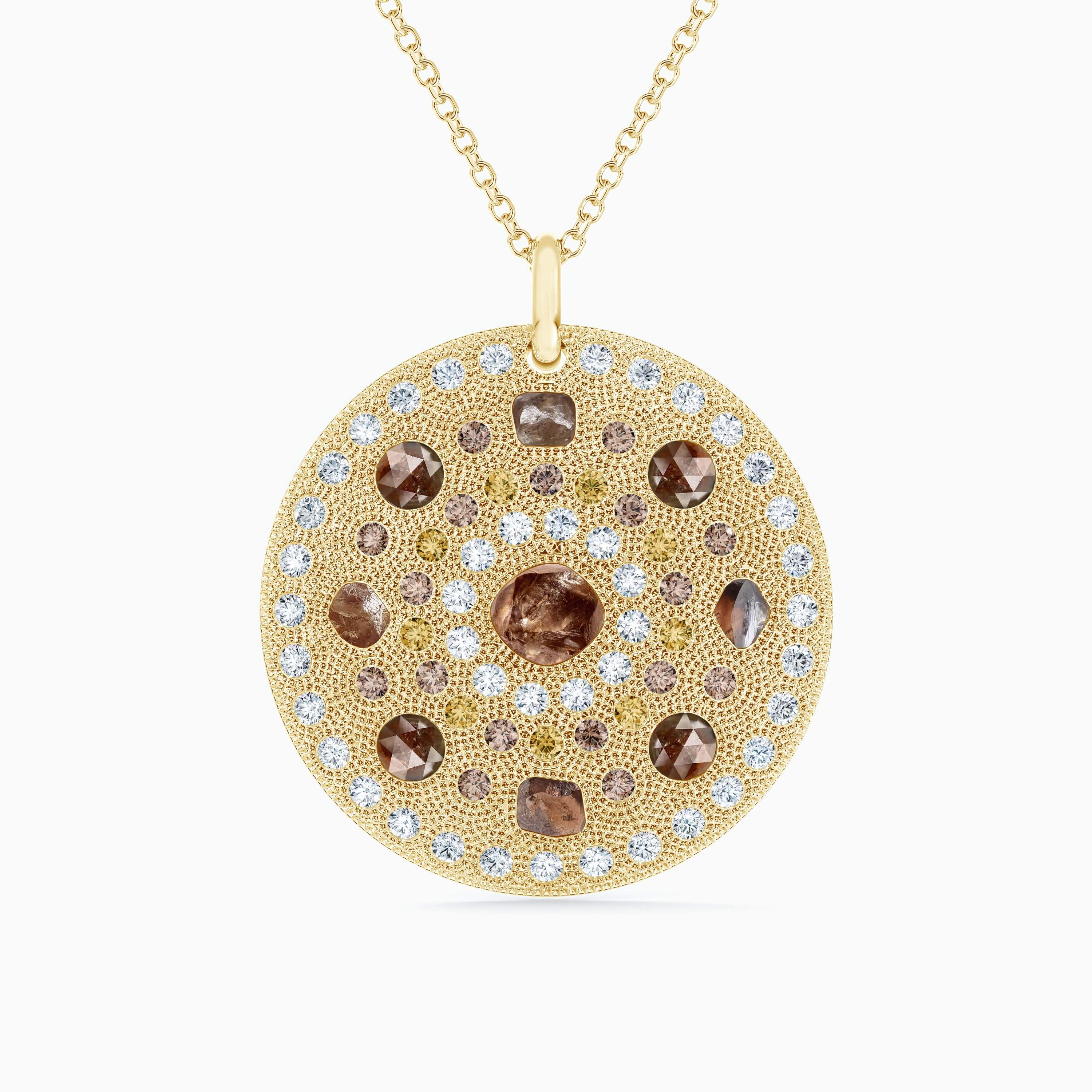 Talisman medal in yellow gold Talisman medal in yellow gold, image 1