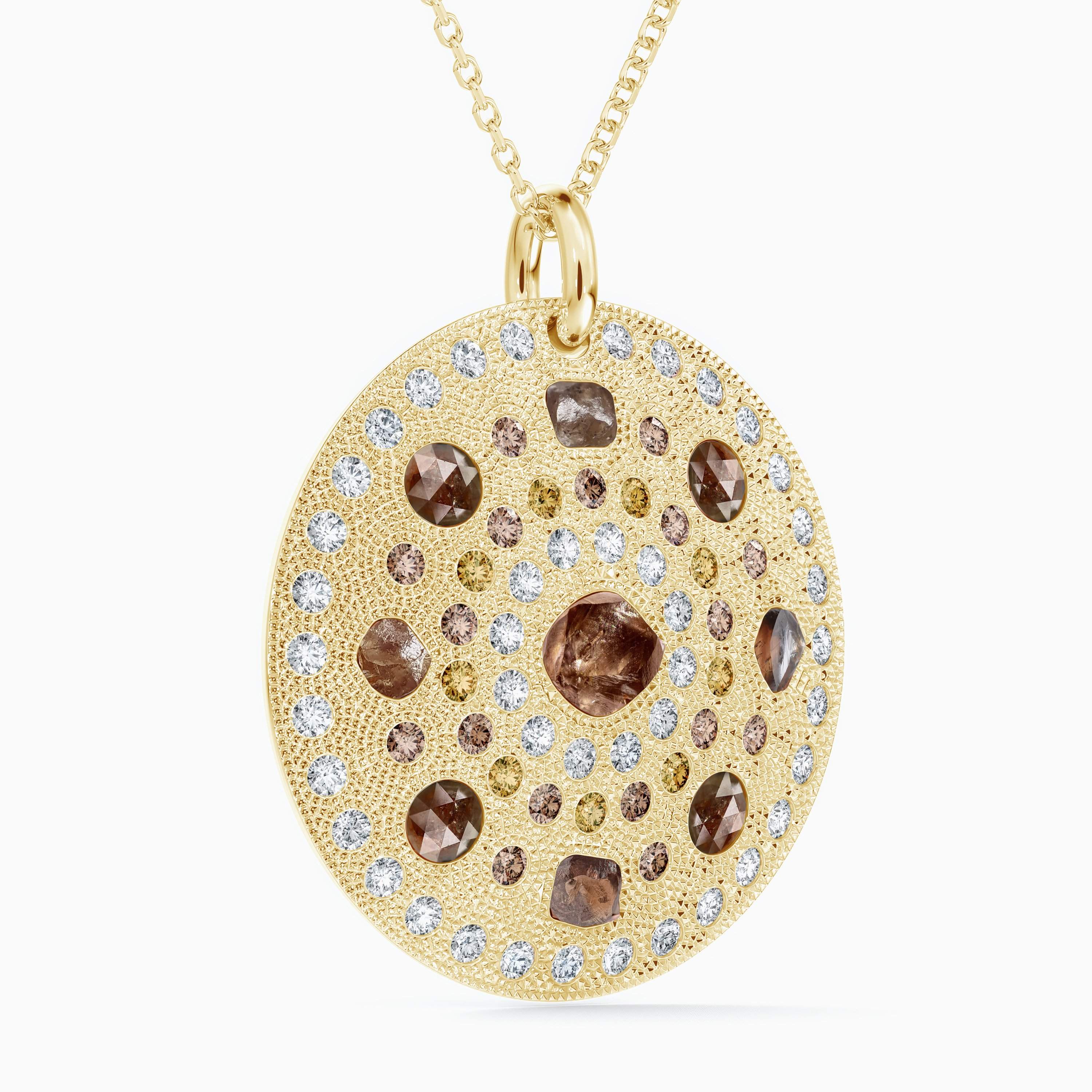 Talisman medal in yellow gold Talisman medal in yellow gold, image 2