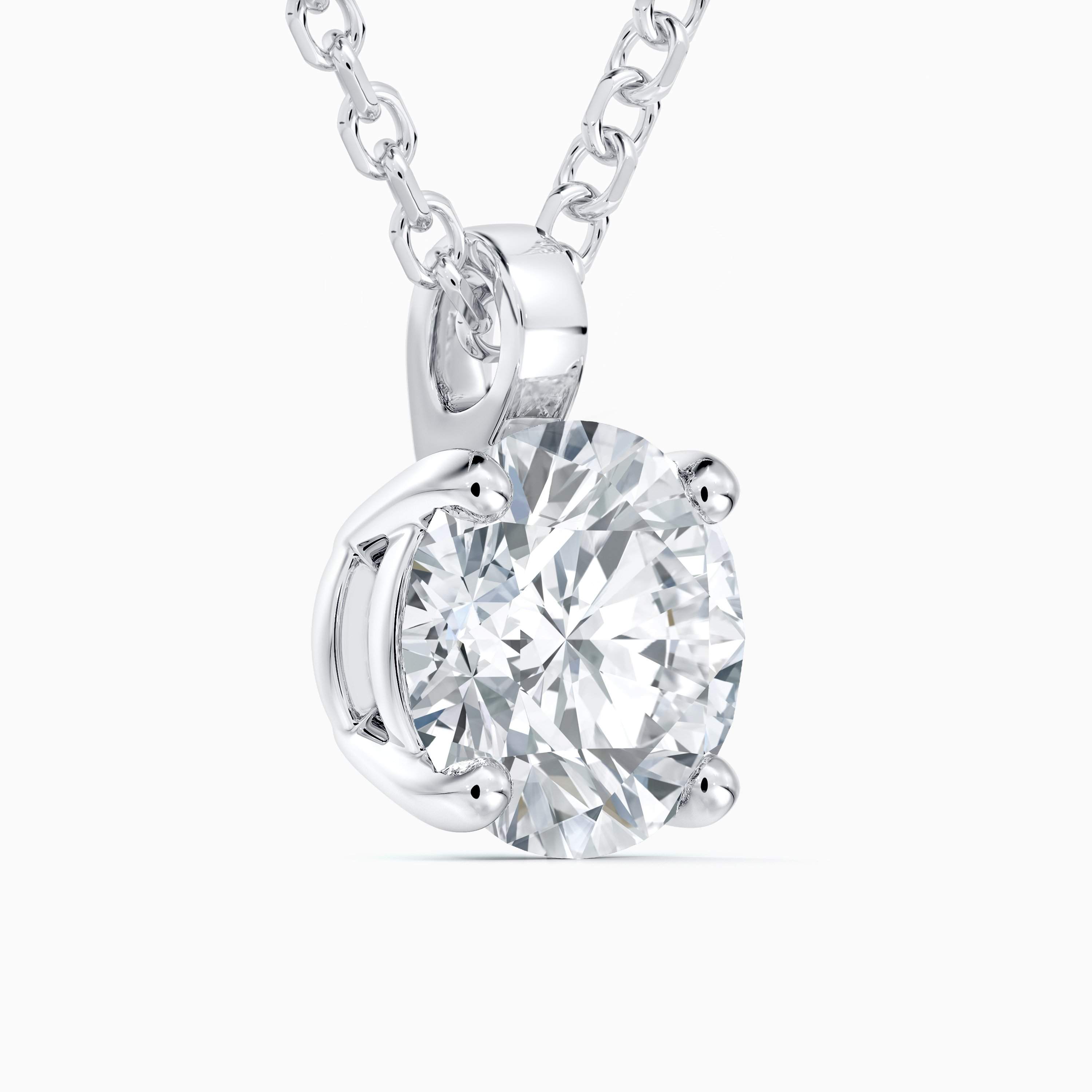 DB Classic round brilliant diamond pendant DB Classic round brilliant diamond pendant, image 2