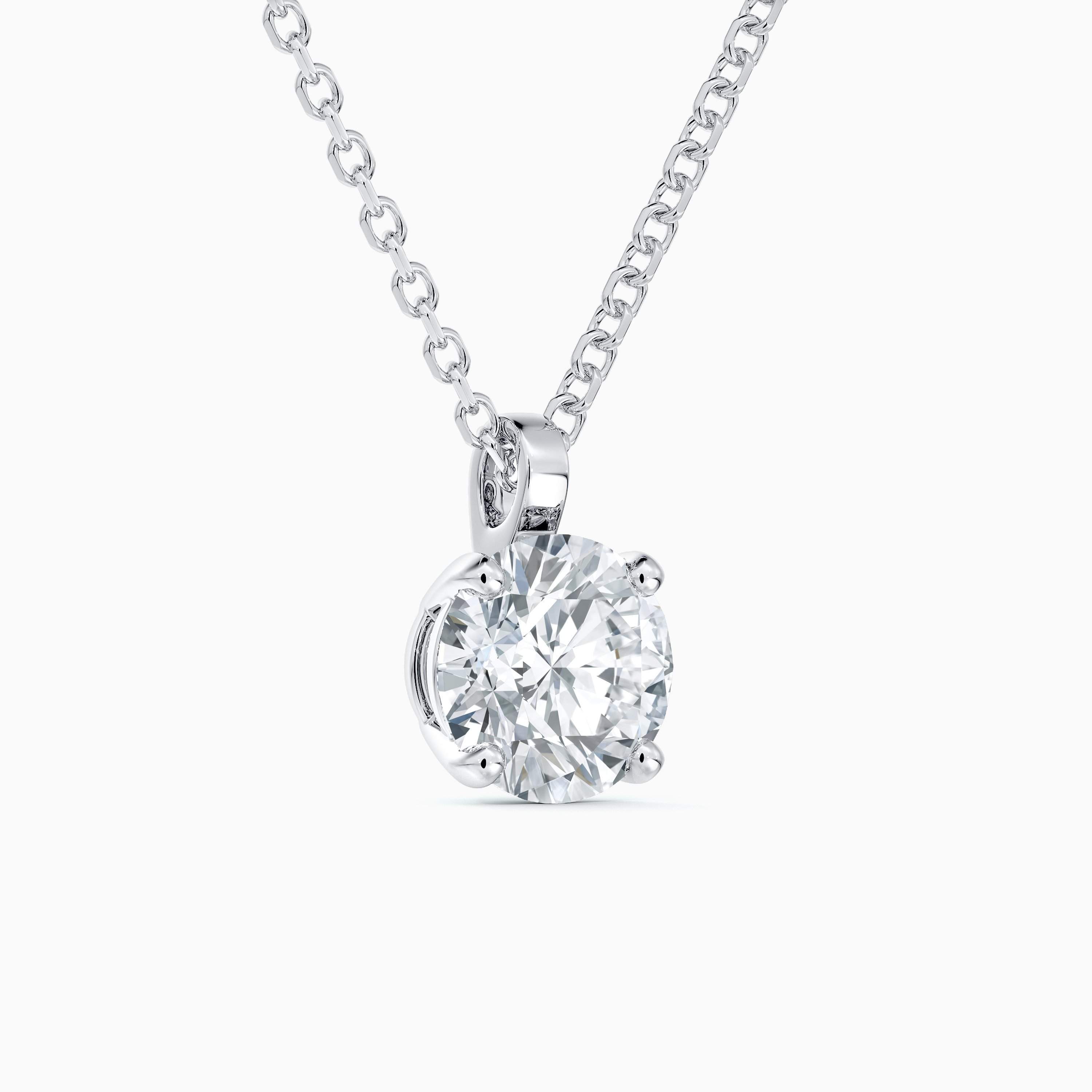 DB Classic round brilliant diamond pendant DB Classic round brilliant diamond pendant, image 4