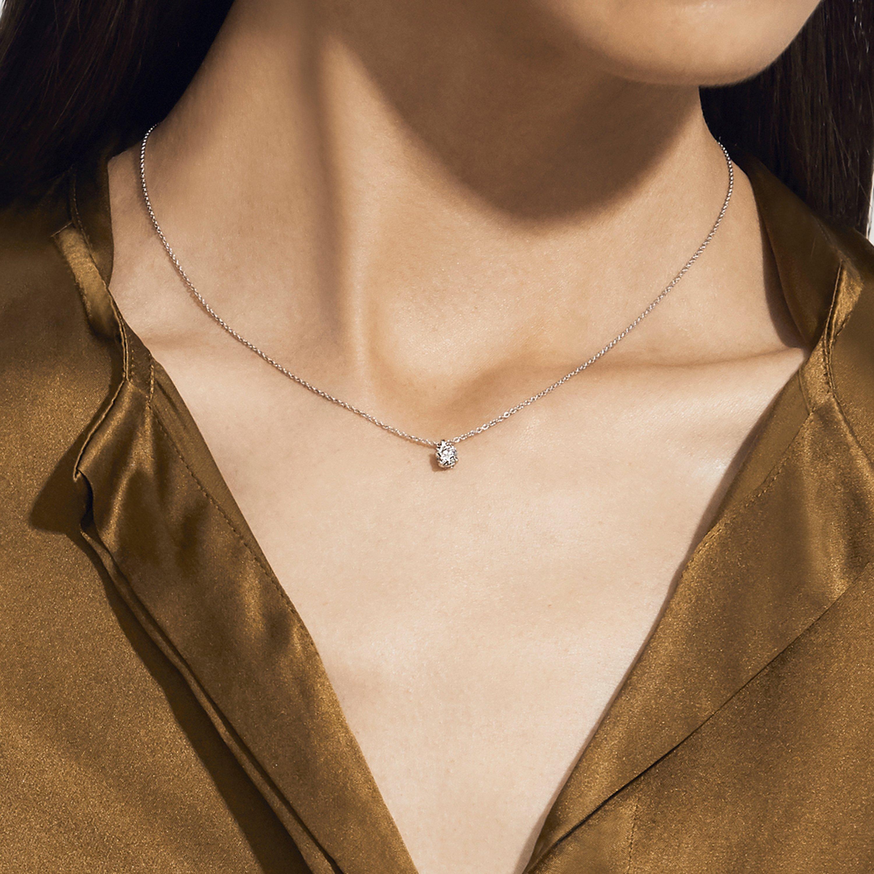 Pendentif DB Classic diamant taille brillant, image 3