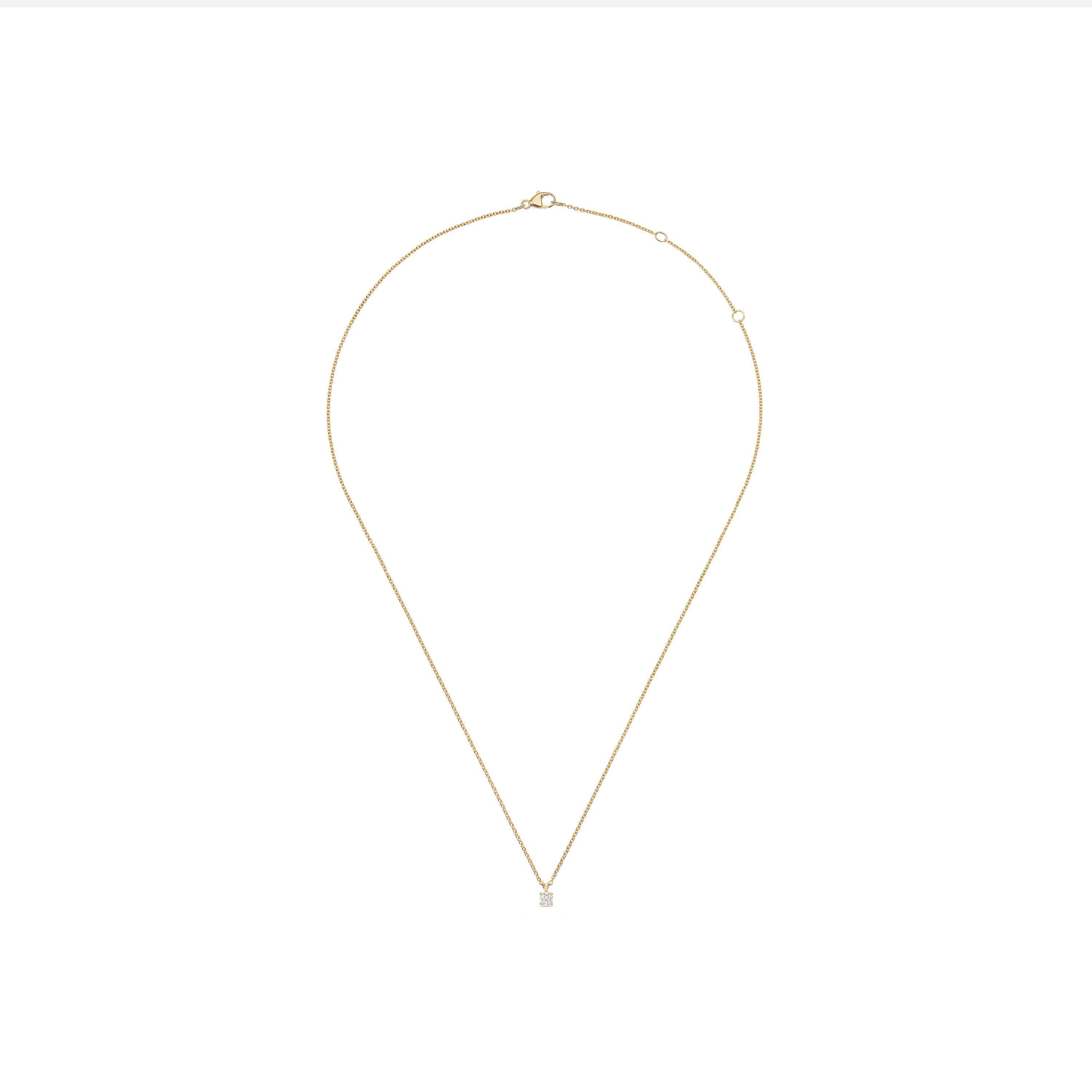 DB Classic 圓形明亮式切割鉆石項鏈, image 2