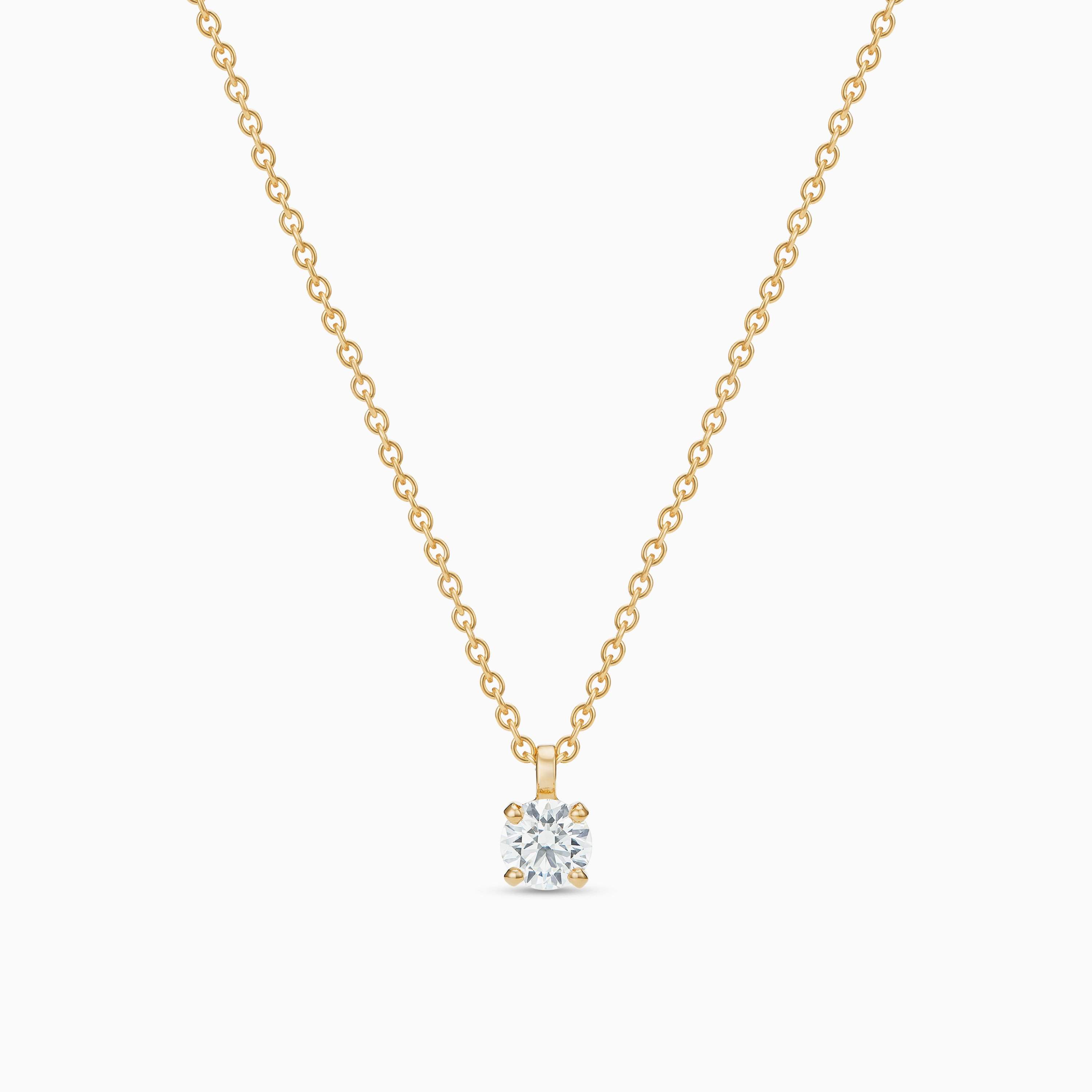 Pendentif DB Classic diamant taille brillant Pendentif DB Classic diamant taille brillant, image 1