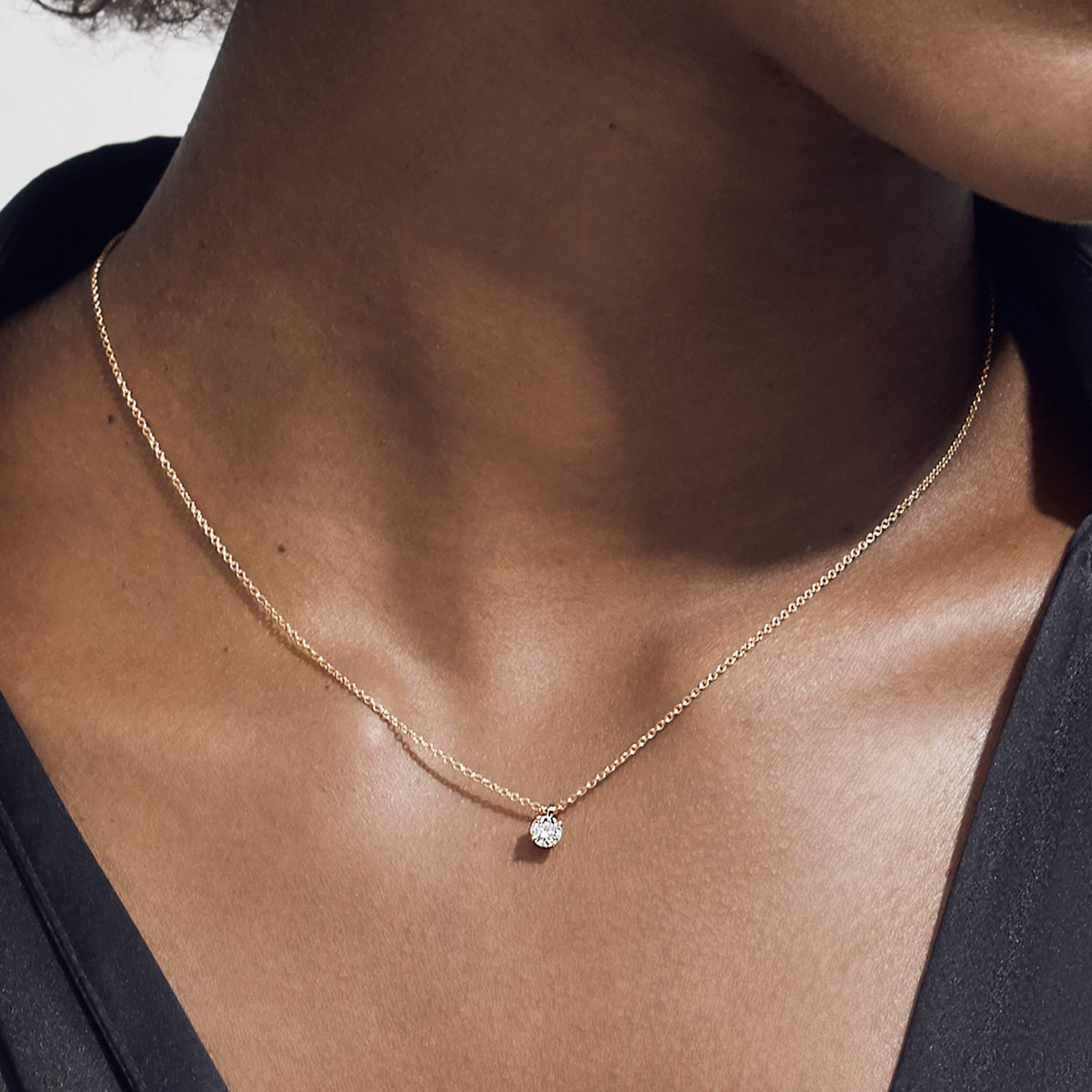 Pendentif DB Classic diamant taille brillant Pendentif DB Classic diamant taille brillant, image 3