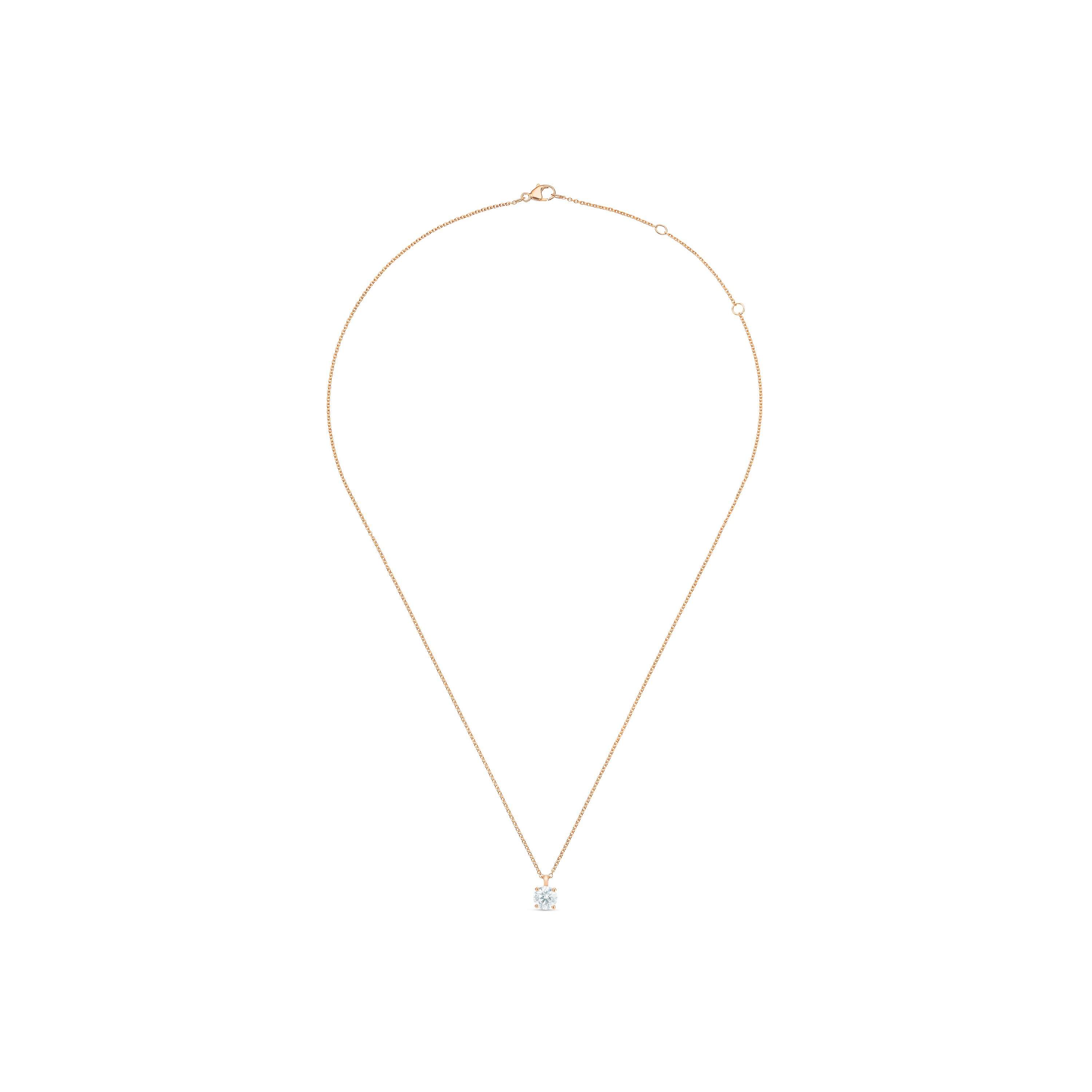 Db Diamond Chain DB Classic Round Brilliant Diamond Pendant | De Beers CA