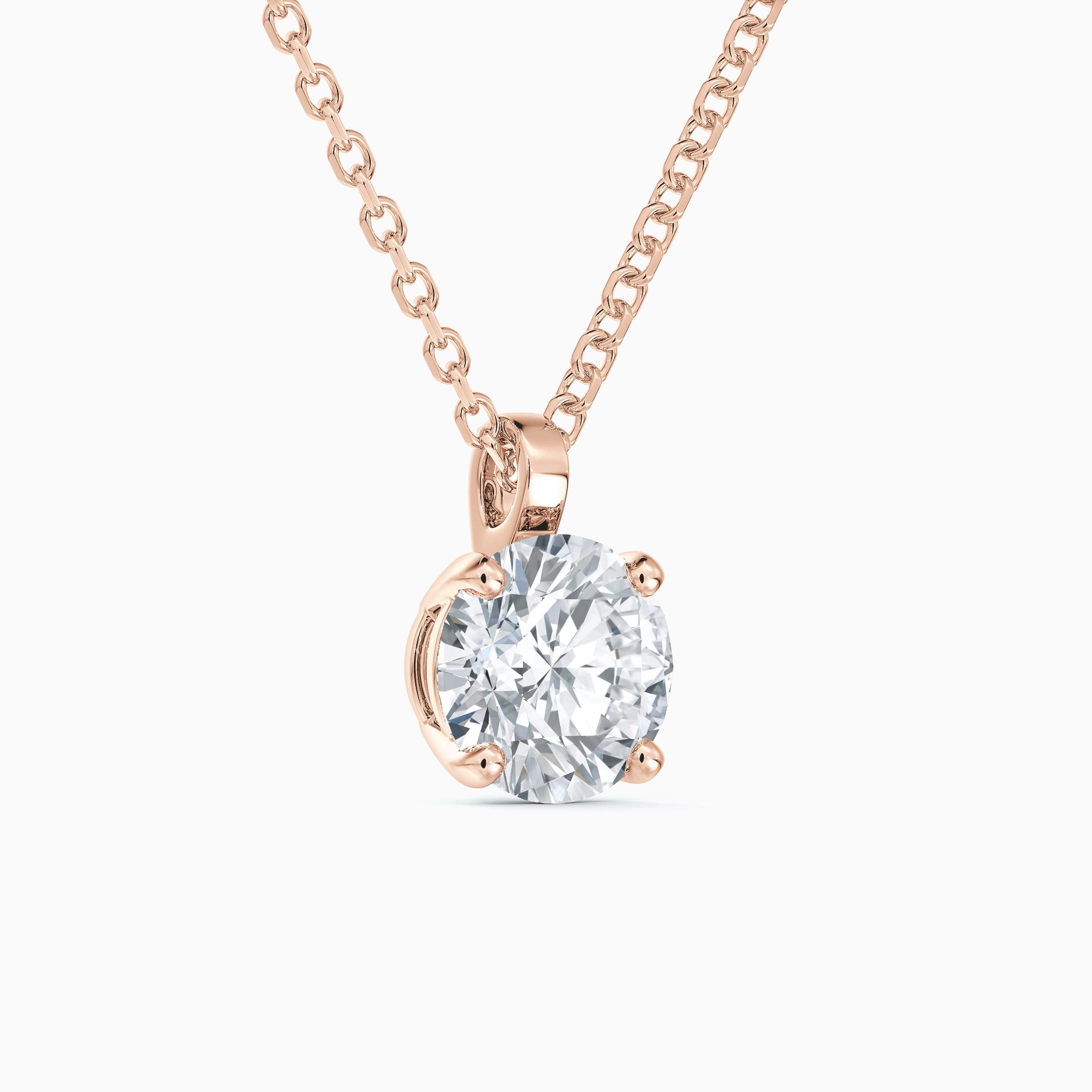 DB Classic round brilliant diamond pendant DB Classic round brilliant diamond pendant, image 4