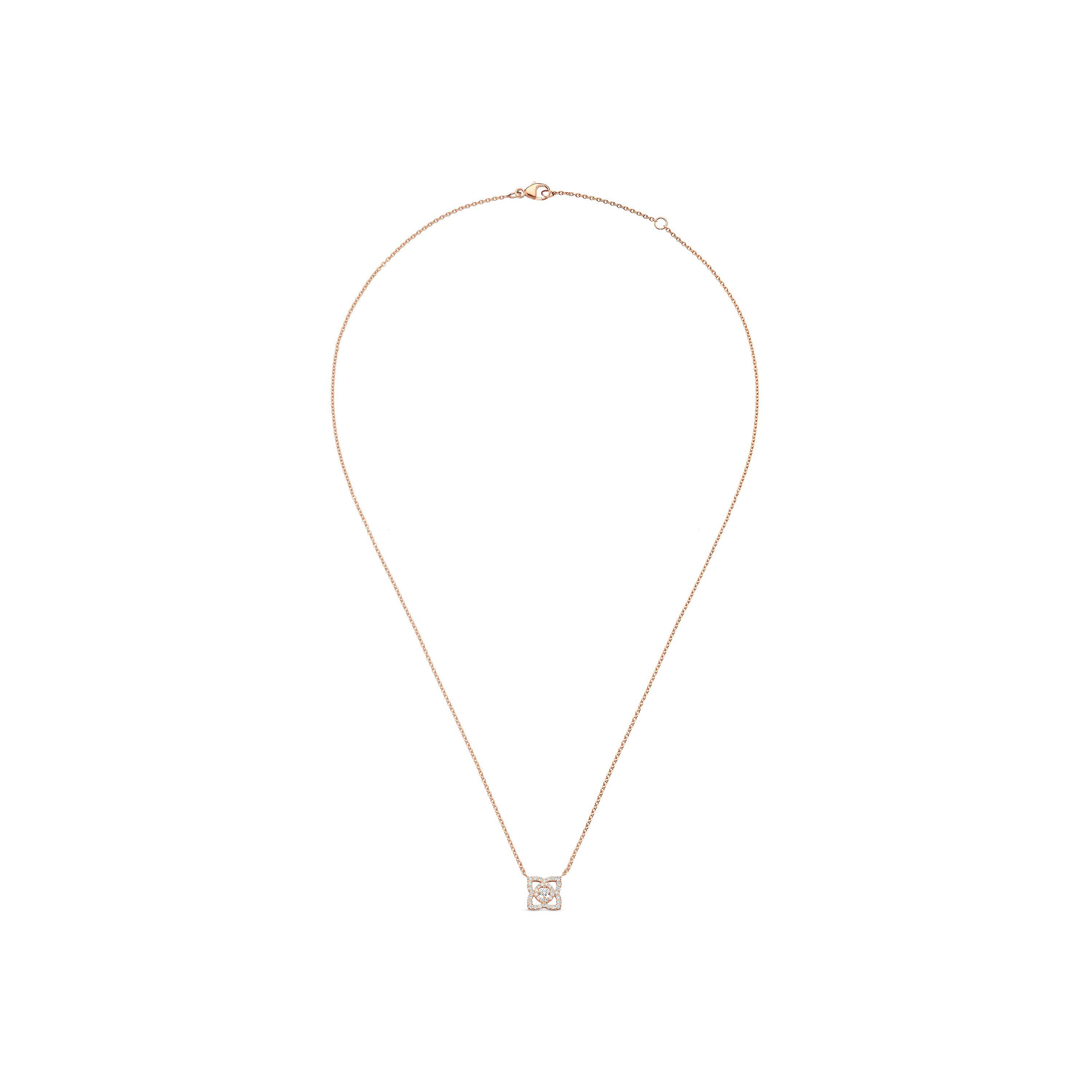 Enchanted Lotus 玫瑰金鉆石項鏈, image 2