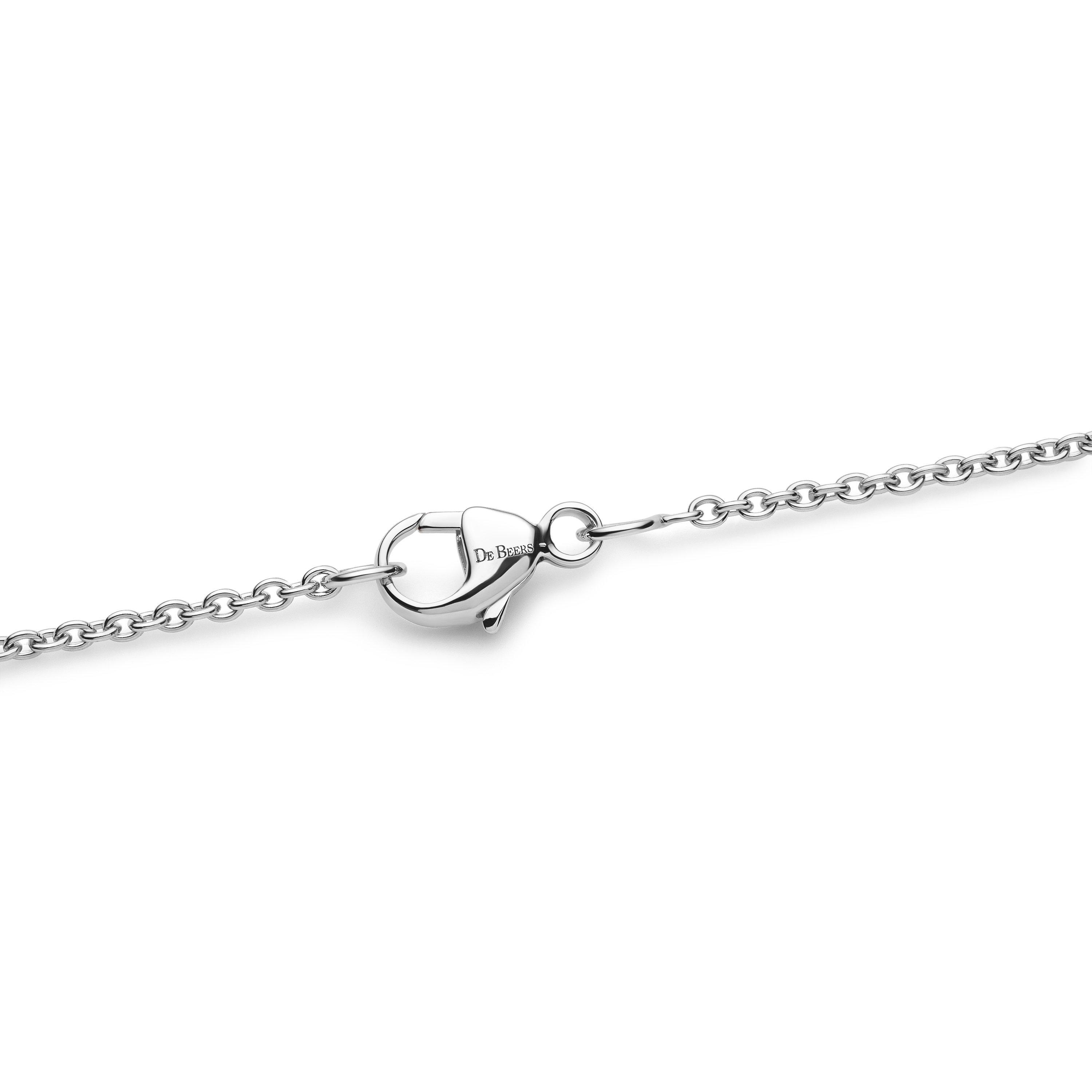 de Beers Jewellers Women's Enchanted Lotus 18K White Gold & Diamond Pendant Necklace - White Gold One-Size
