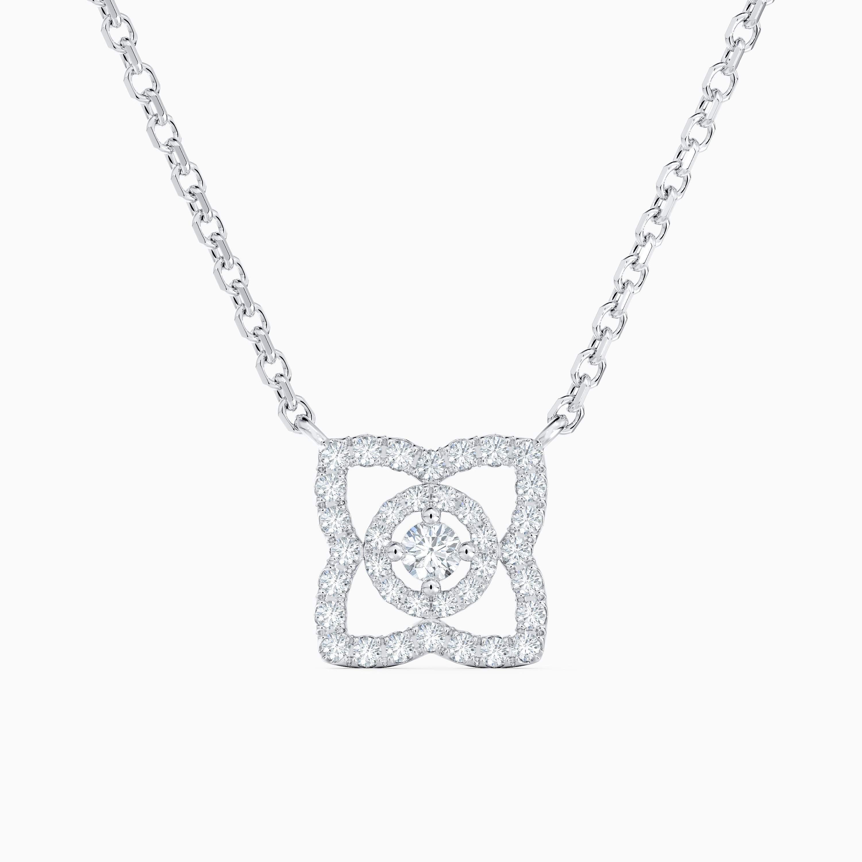 Enchanted Lotus pendant in white gold Enchanted Lotus pendant in white gold, image 1