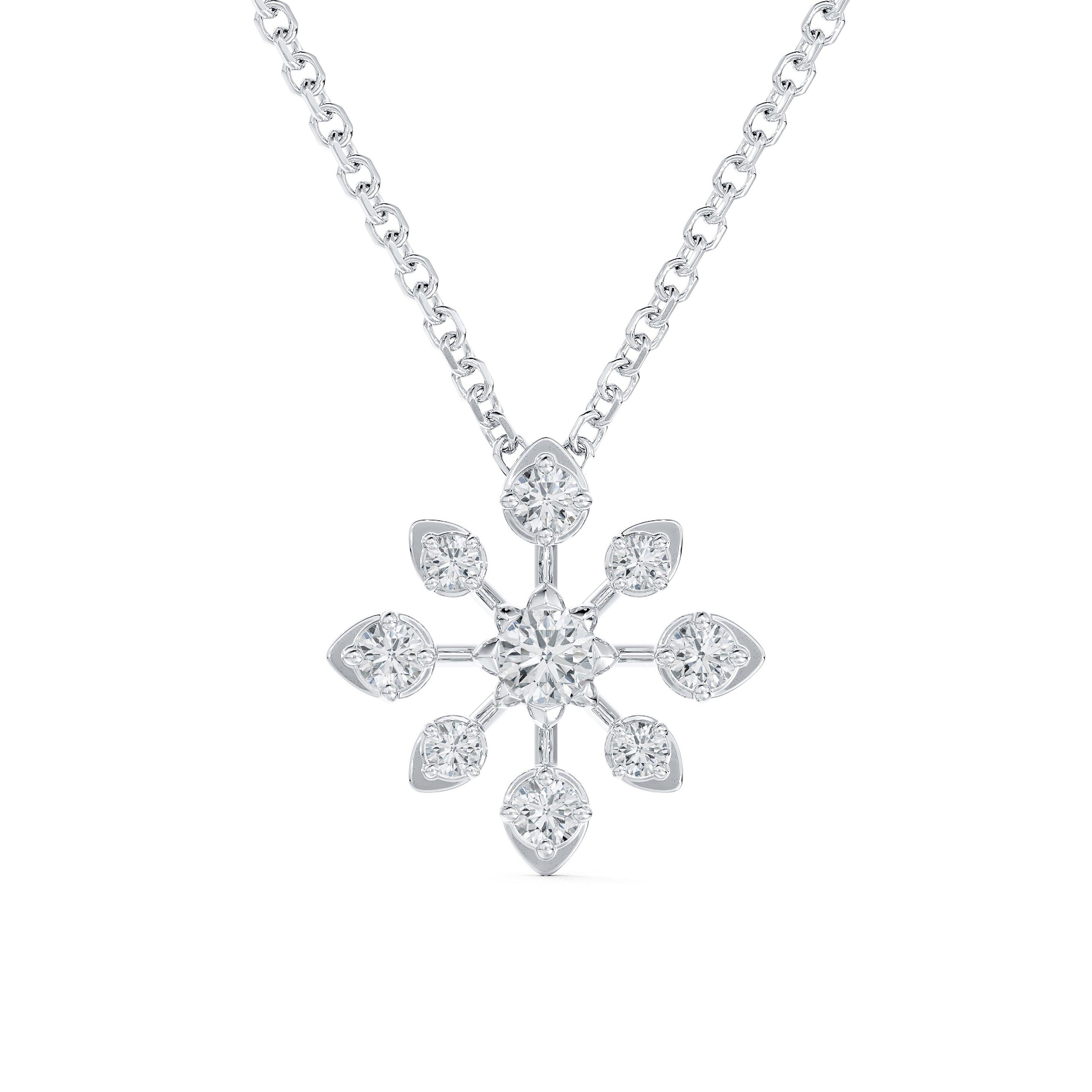 Debeers Db Classic Star Pendant In White