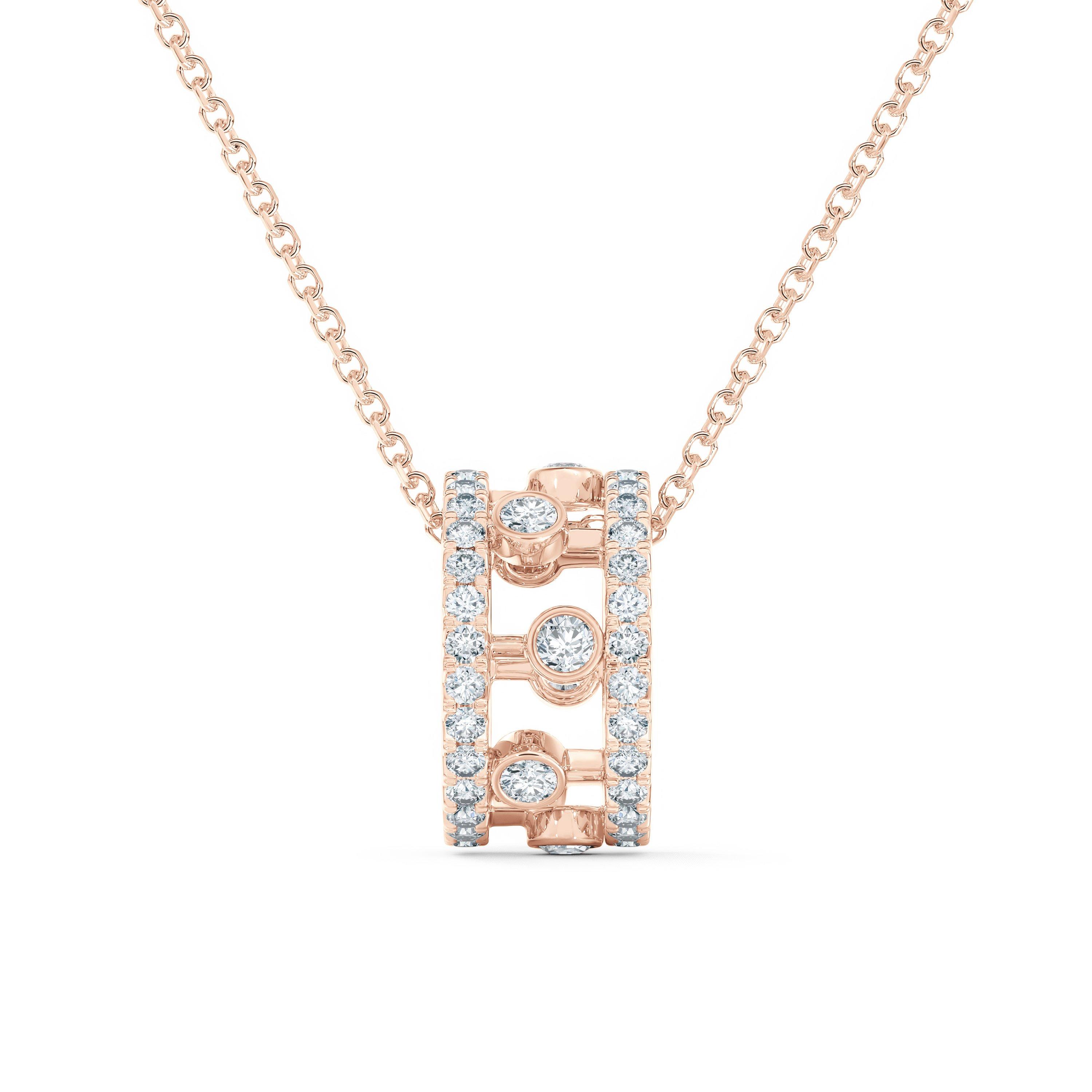 Dewdrop Pendant in Rose Gold