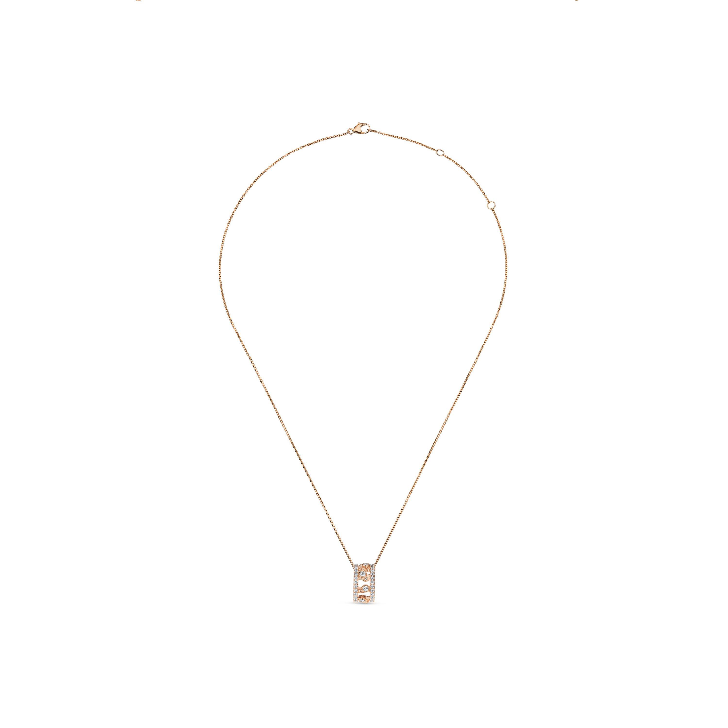 Dewdrop 玫瑰金鉆石項鏈, image 2