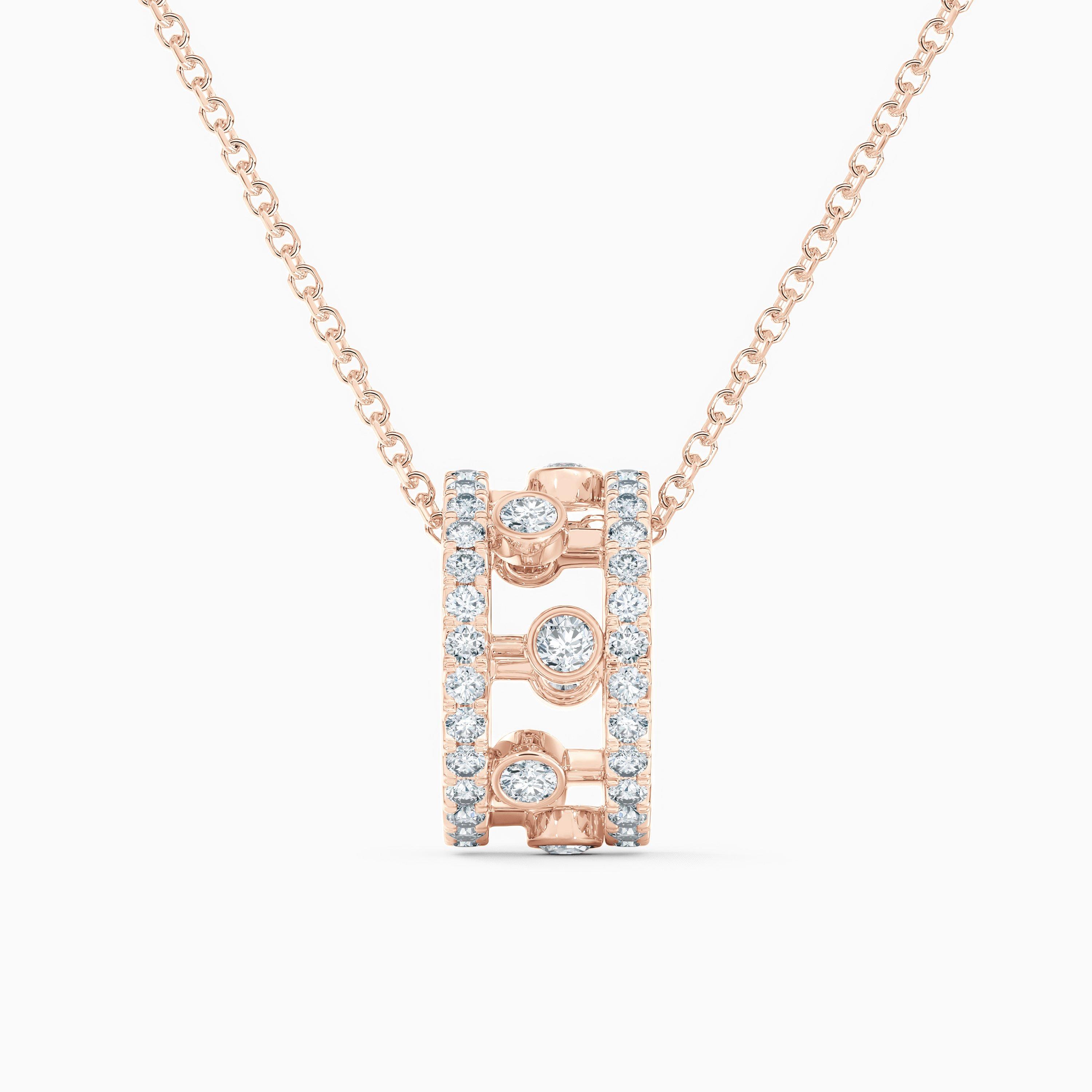 Dewdrop Pendant in Rose Gold, image 1