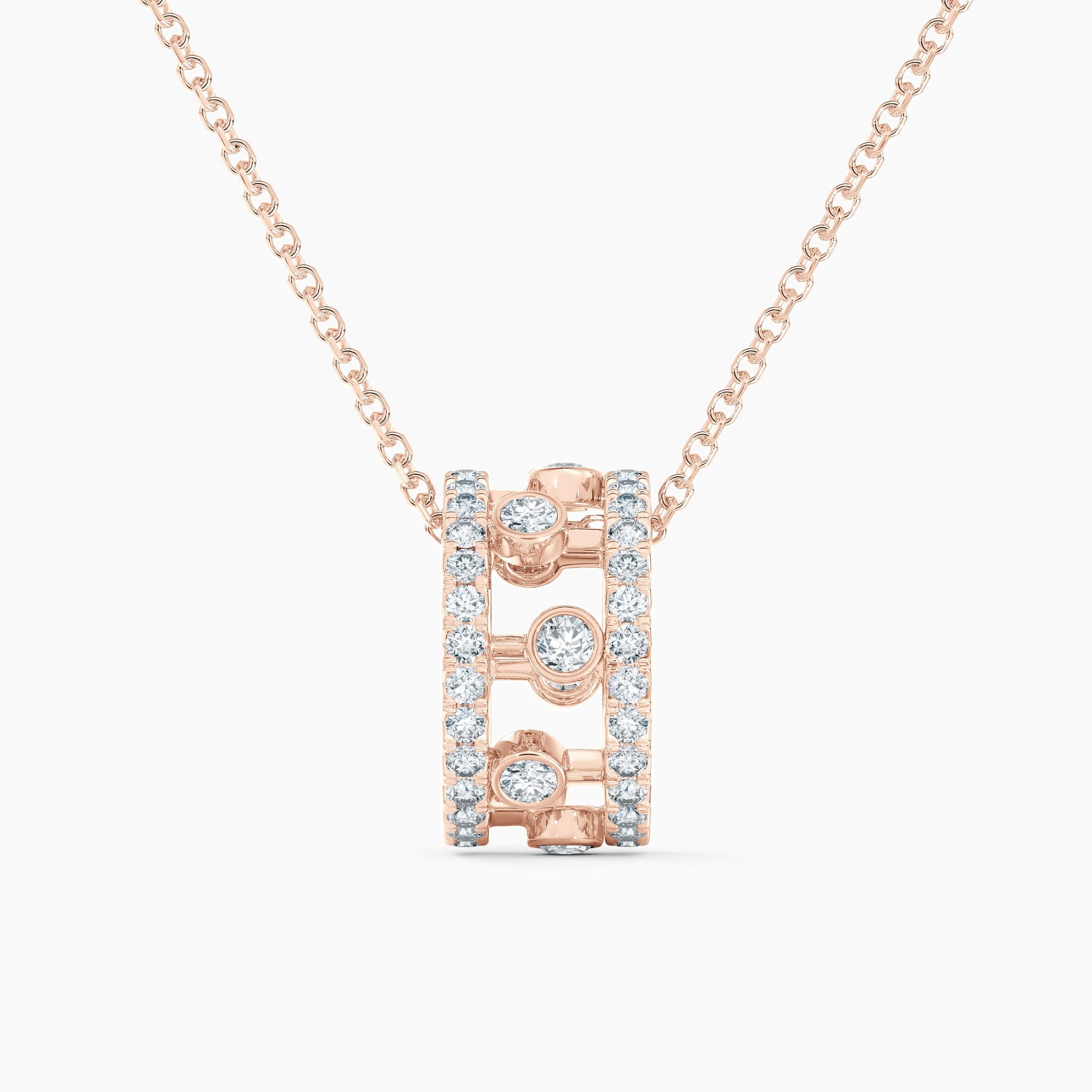 Dewdrop pendant in rose gold Dewdrop pendant in rose gold, image 1