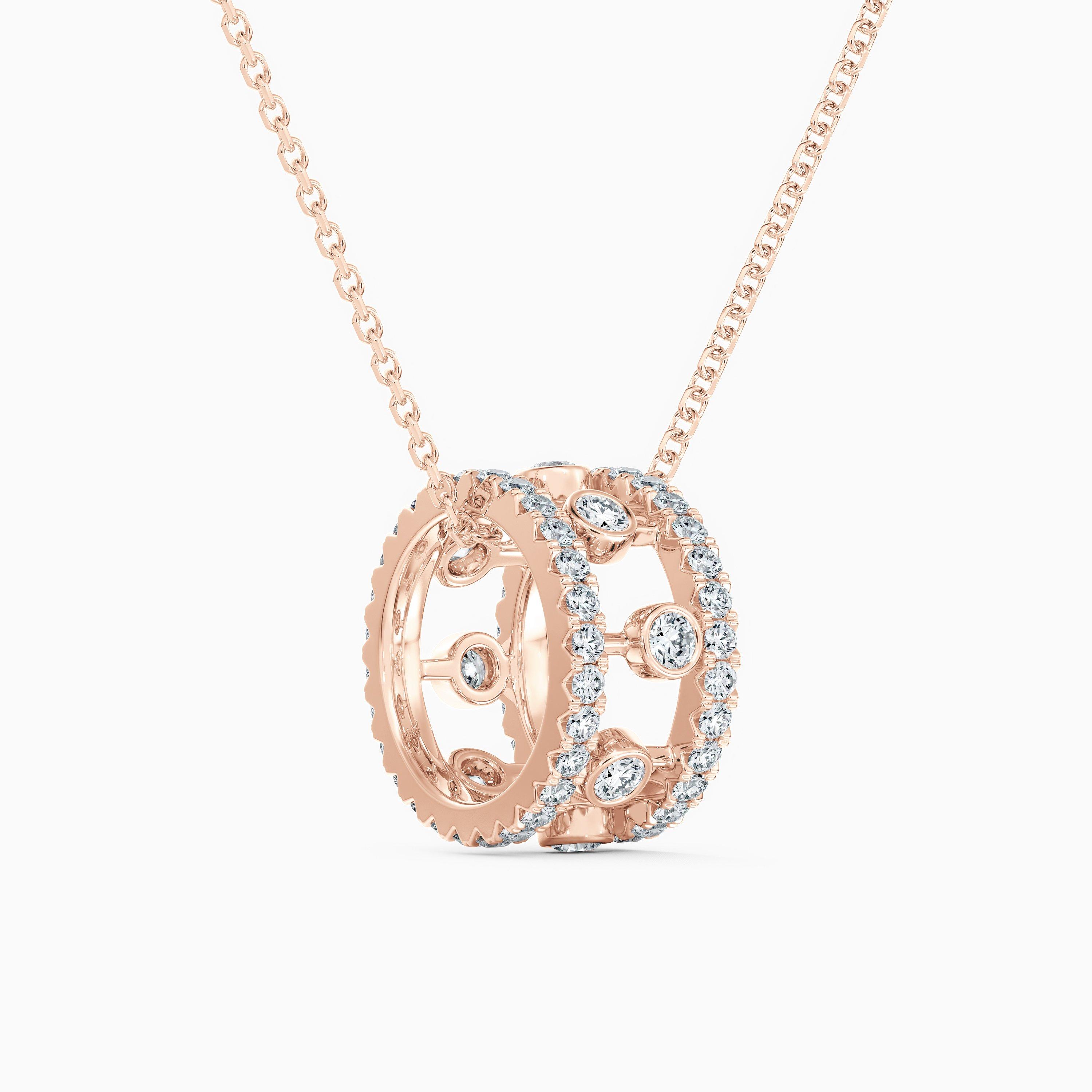 Dewdrop pendant in rose gold, image 4