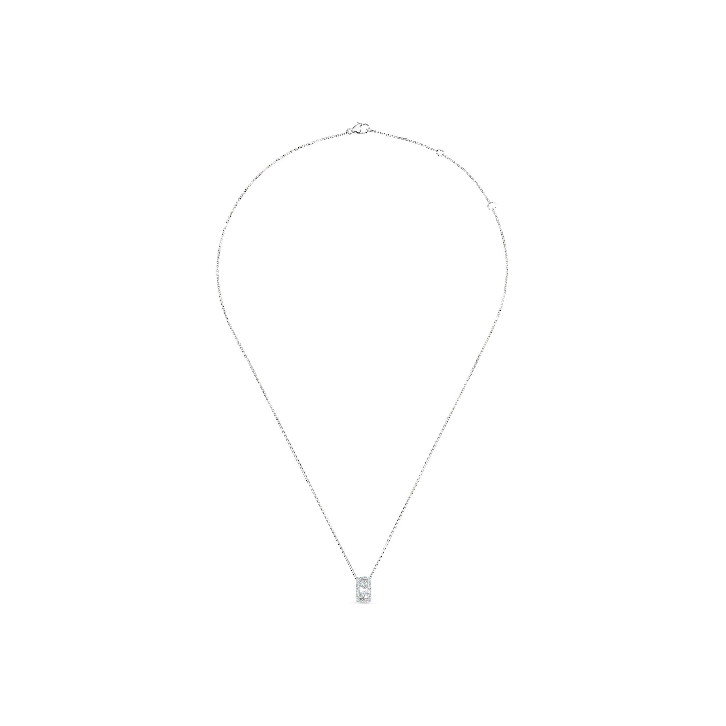 Dewdrop 白金鉆石項鏈, image 2