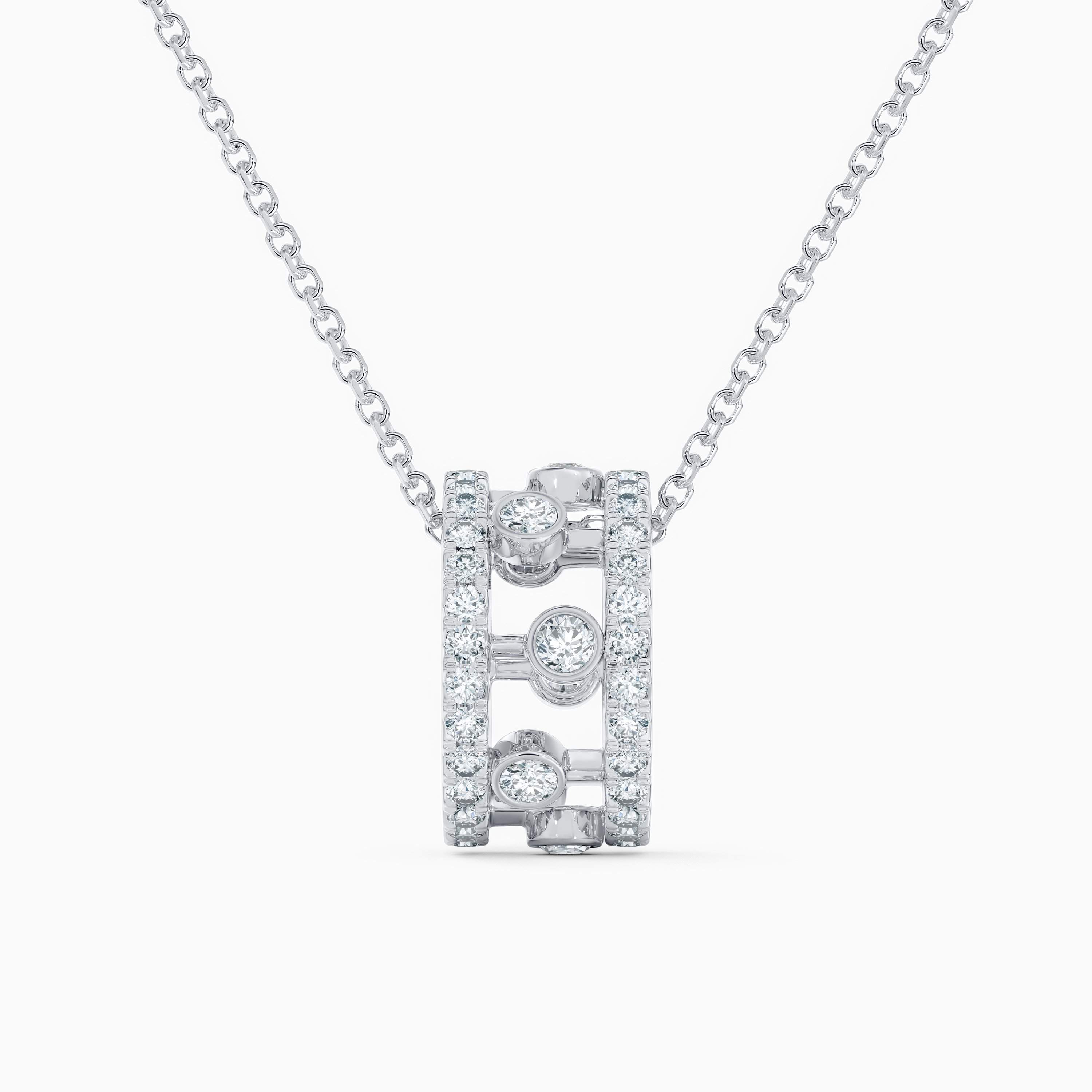 Dewdrop pendant in white gold Dewdrop pendant in white gold, image 1