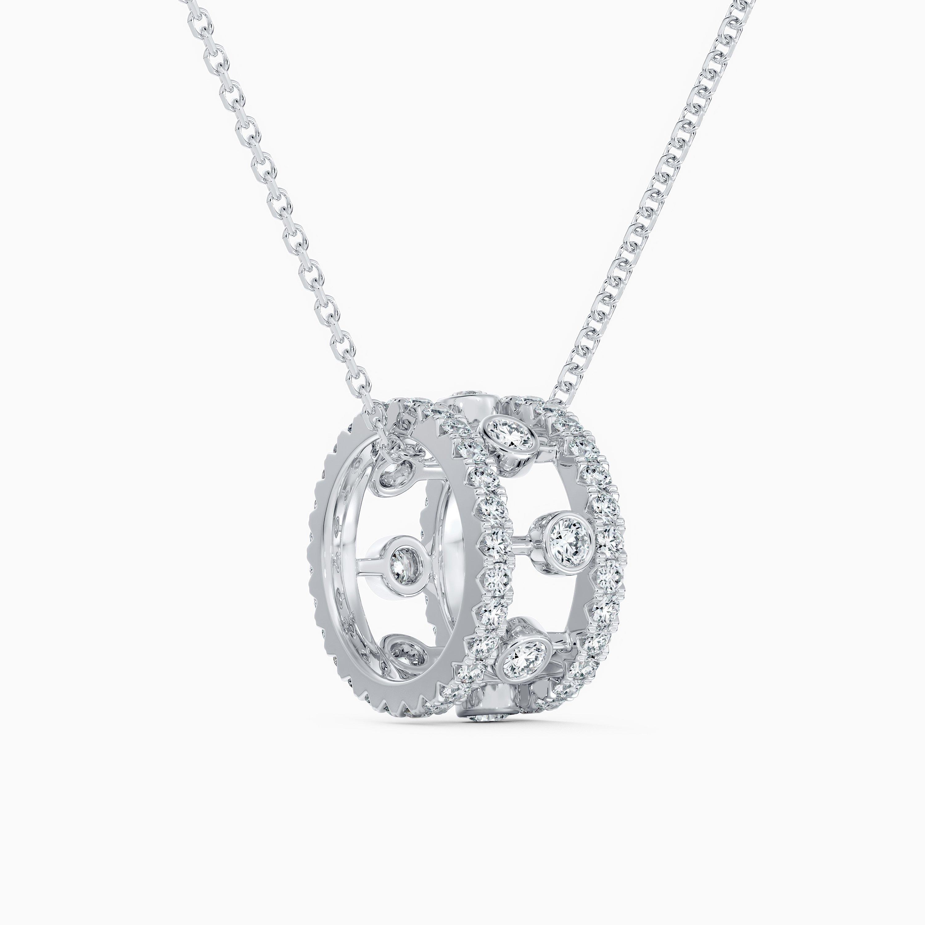 Pendentif Dewdrop en or blanc, image 4