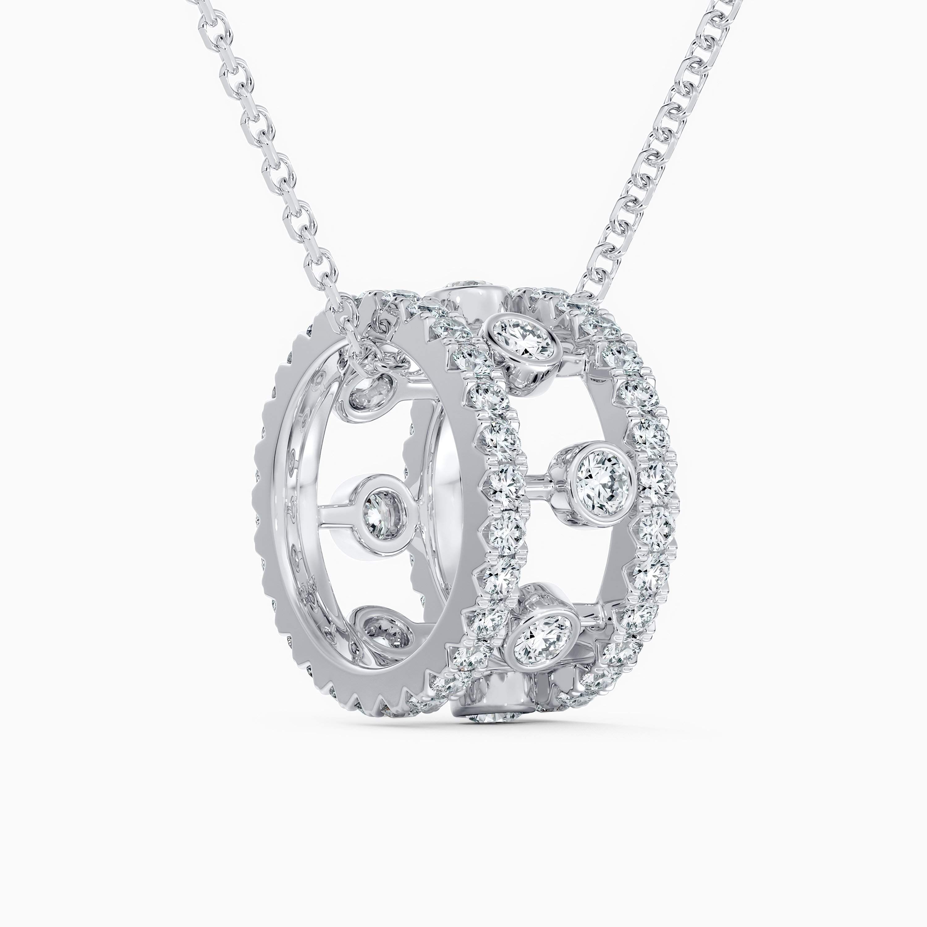 Dewdrop pendant in white gold Dewdrop pendant in white gold, image 2