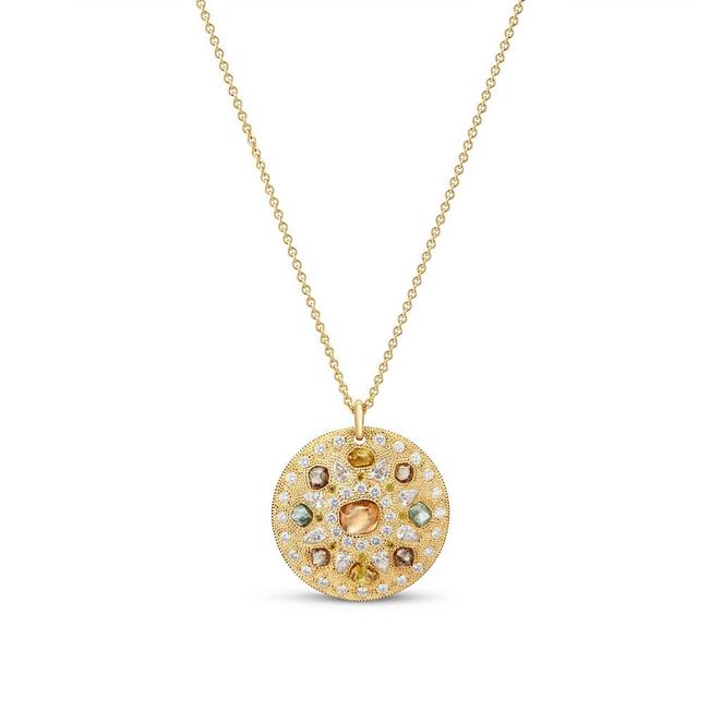 Talisman Spring medal in yellow gold
