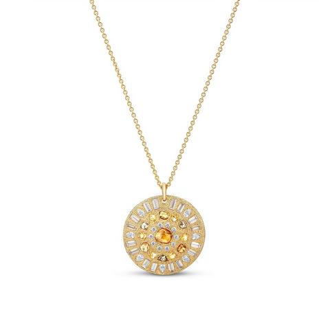 Talisman Summer medal in yellow gold