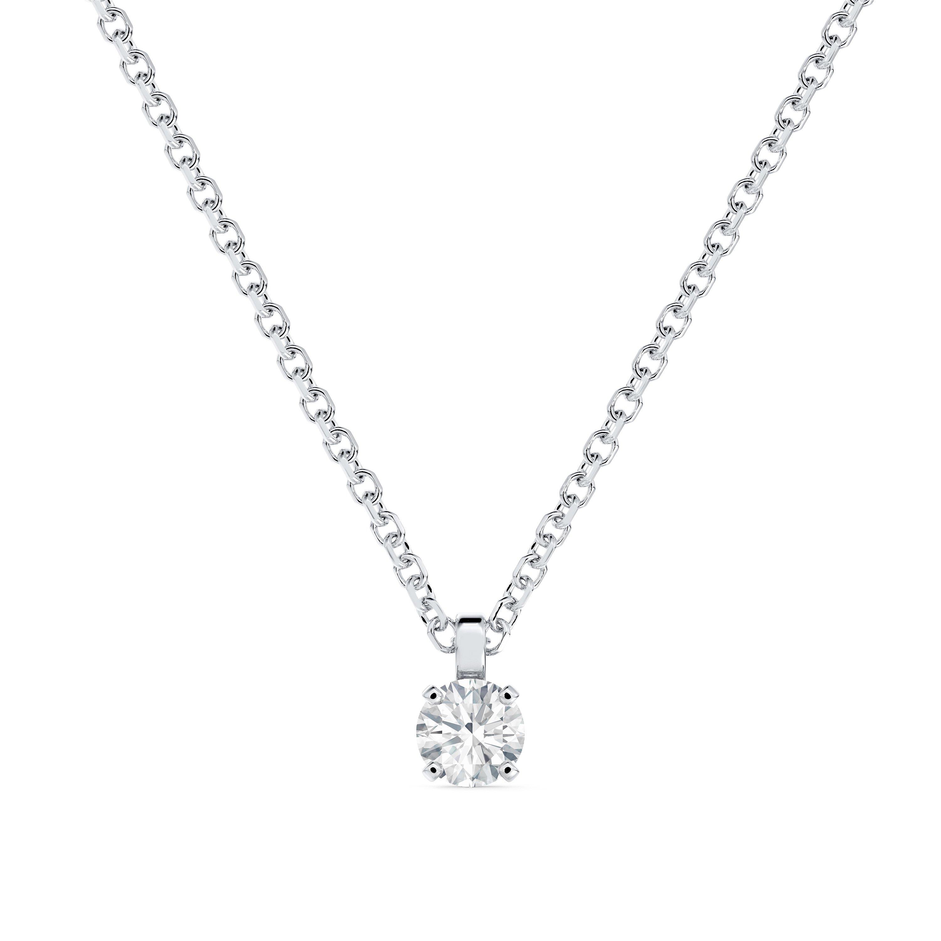 De Beers Jewellers 18kt white gold Talisman Large Medal diamond pendant  necklace, Silver