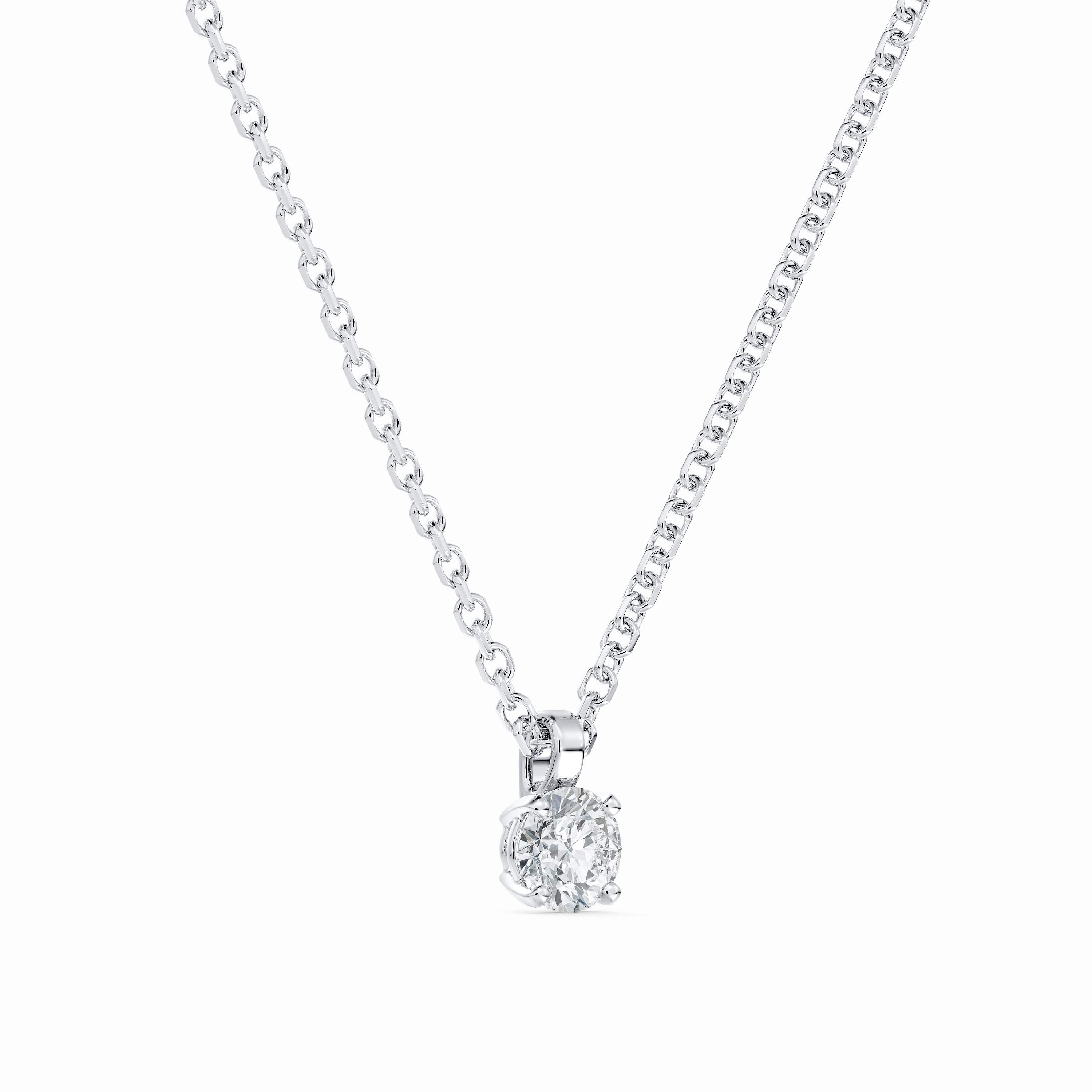 DB Classic round brilliant diamond pendant DB Classic round brilliant diamond pendant, image 4