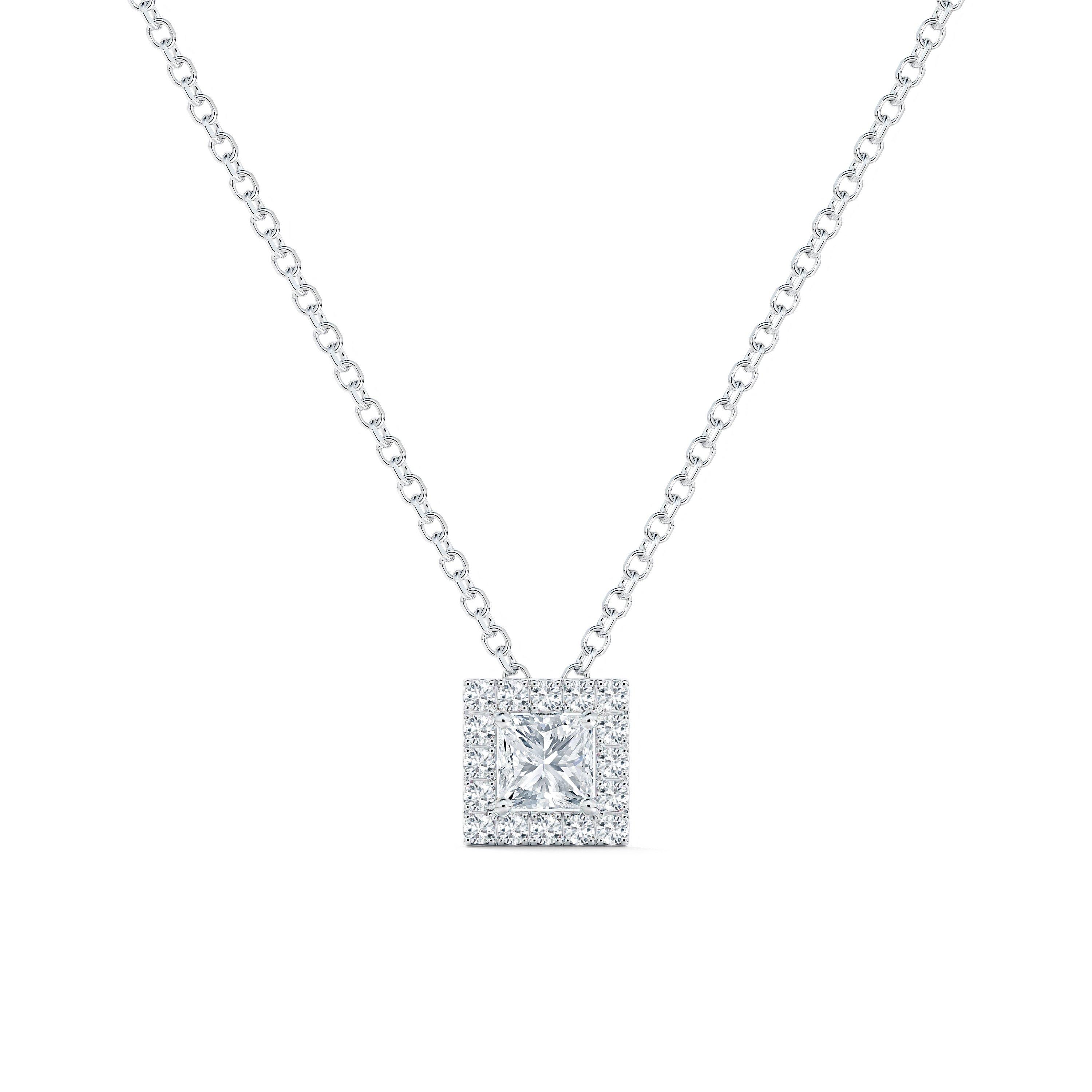 Debeers Aura Princess-cut Diamond Pendant